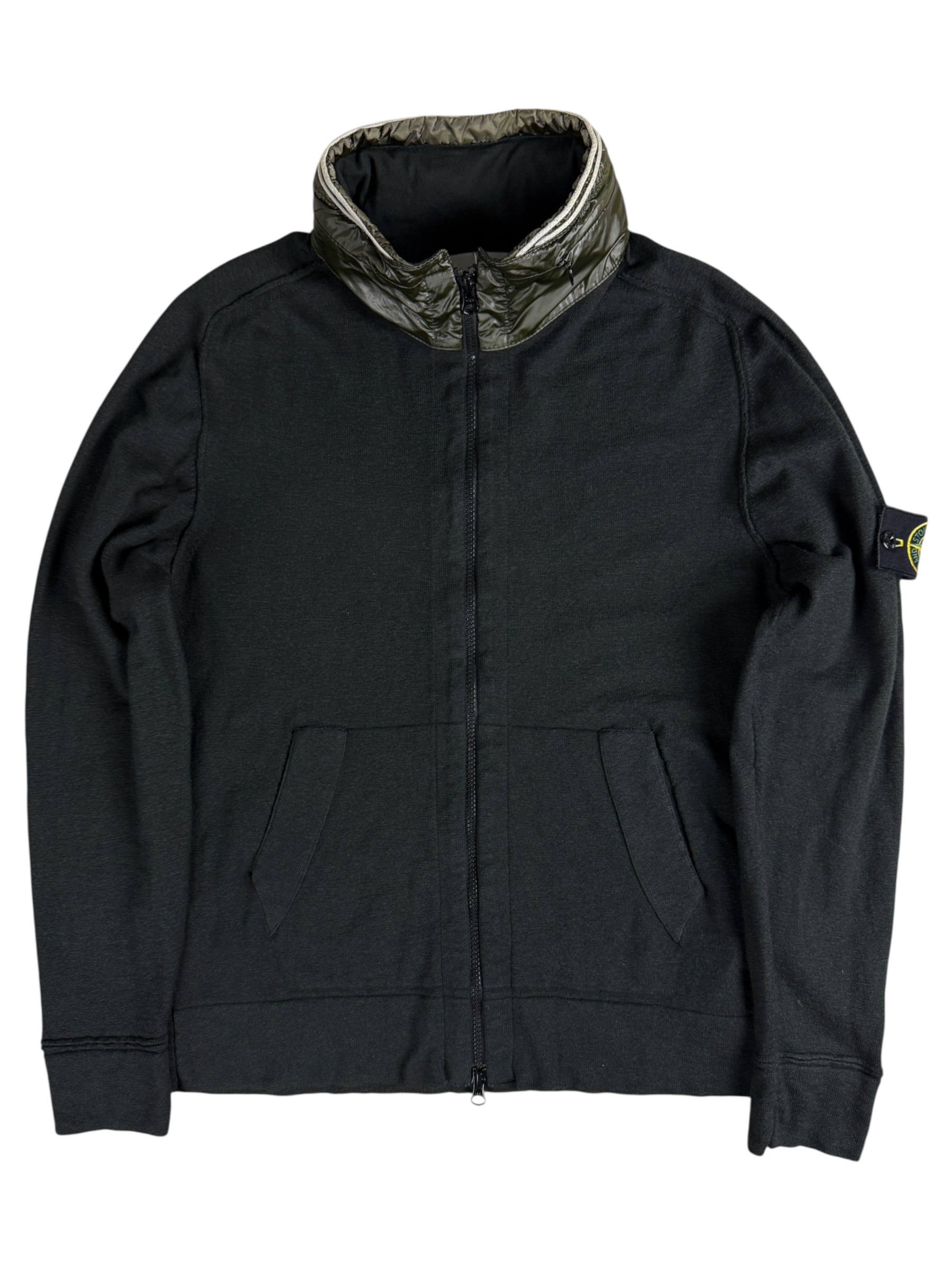 Gilet Stone Island kaki taille M - Vue de face