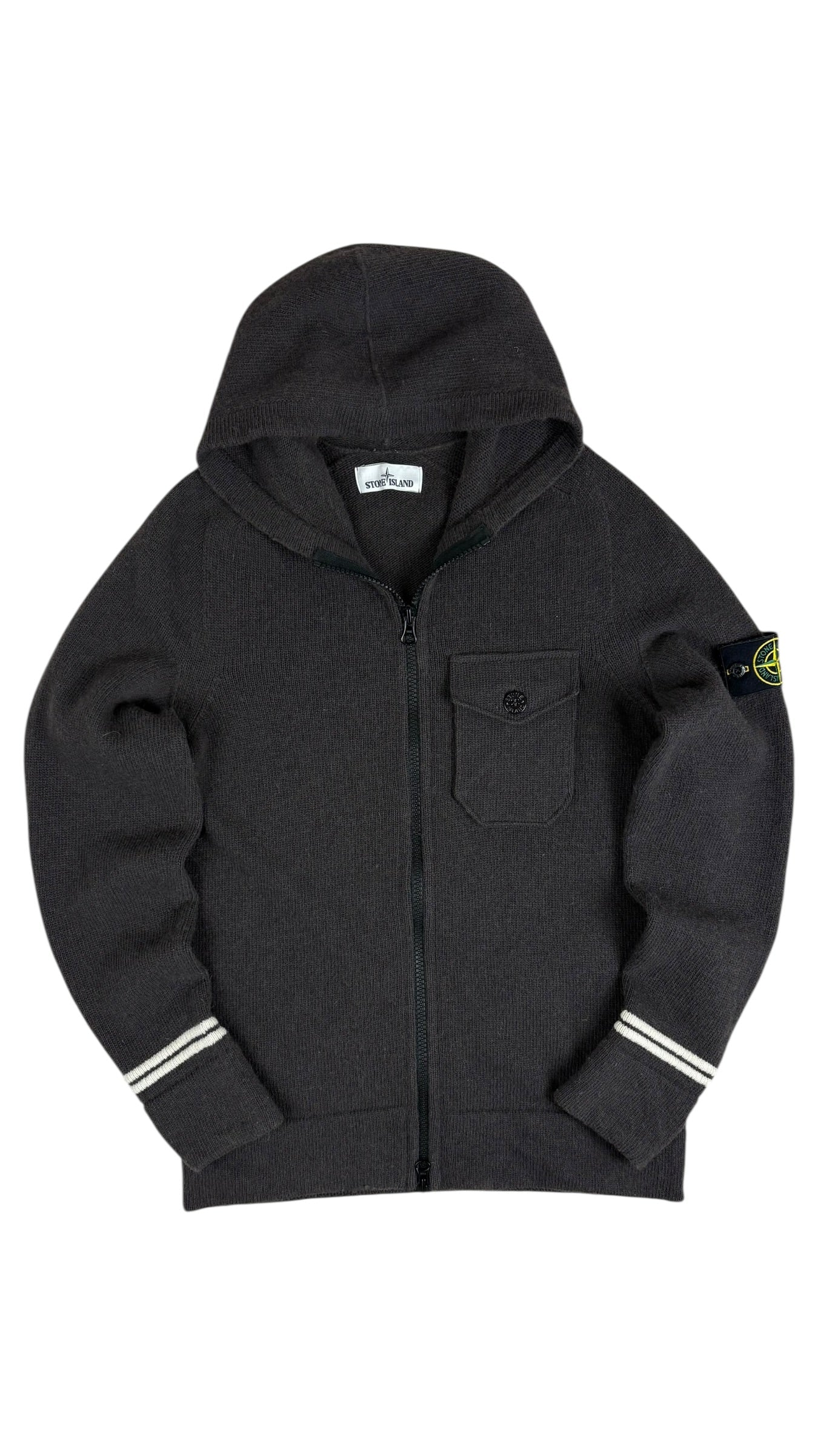 Gilet Stone Island marron taille M - Vue de face