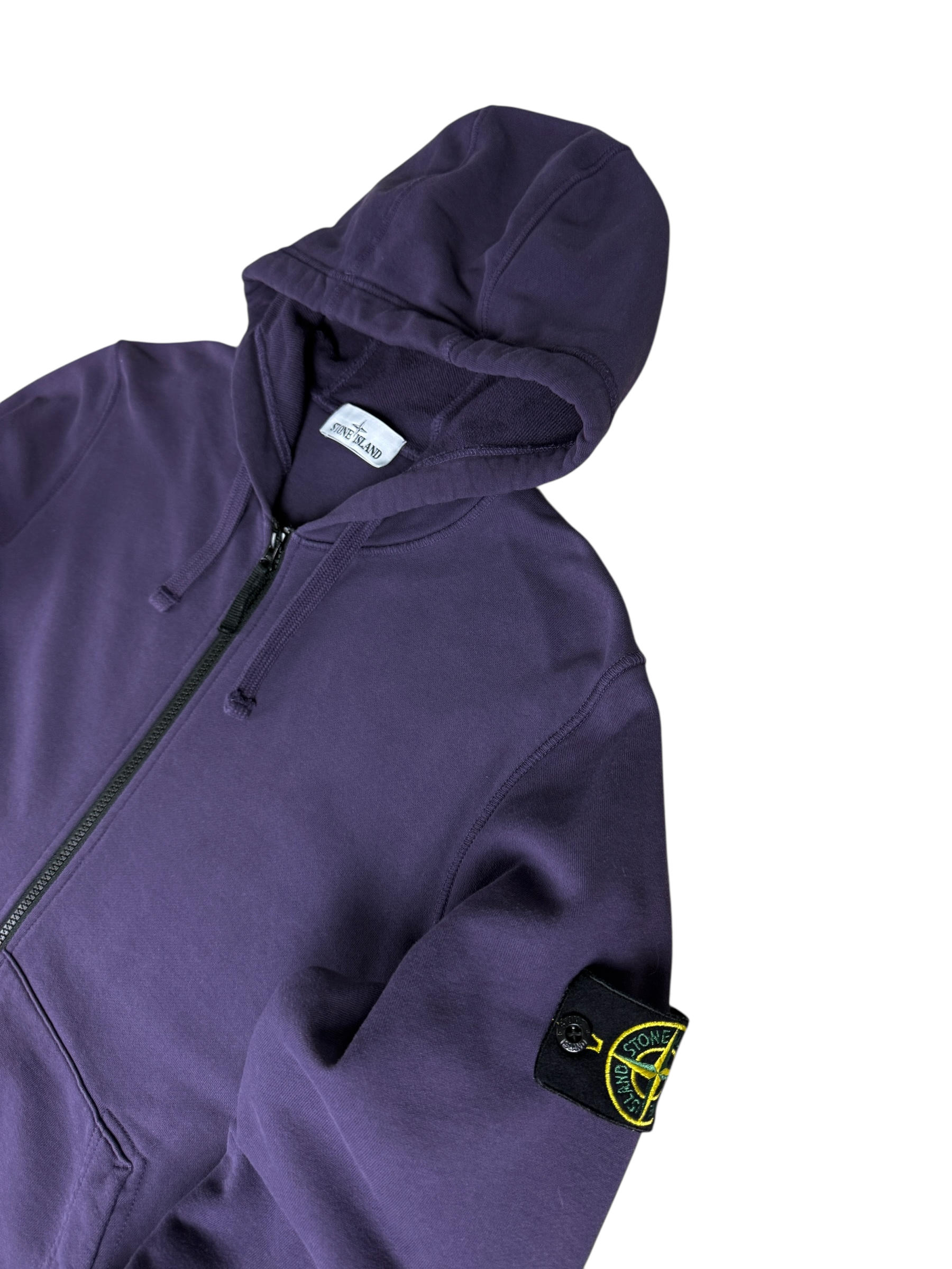 Gilet Stone Island mauve taille M - Détail