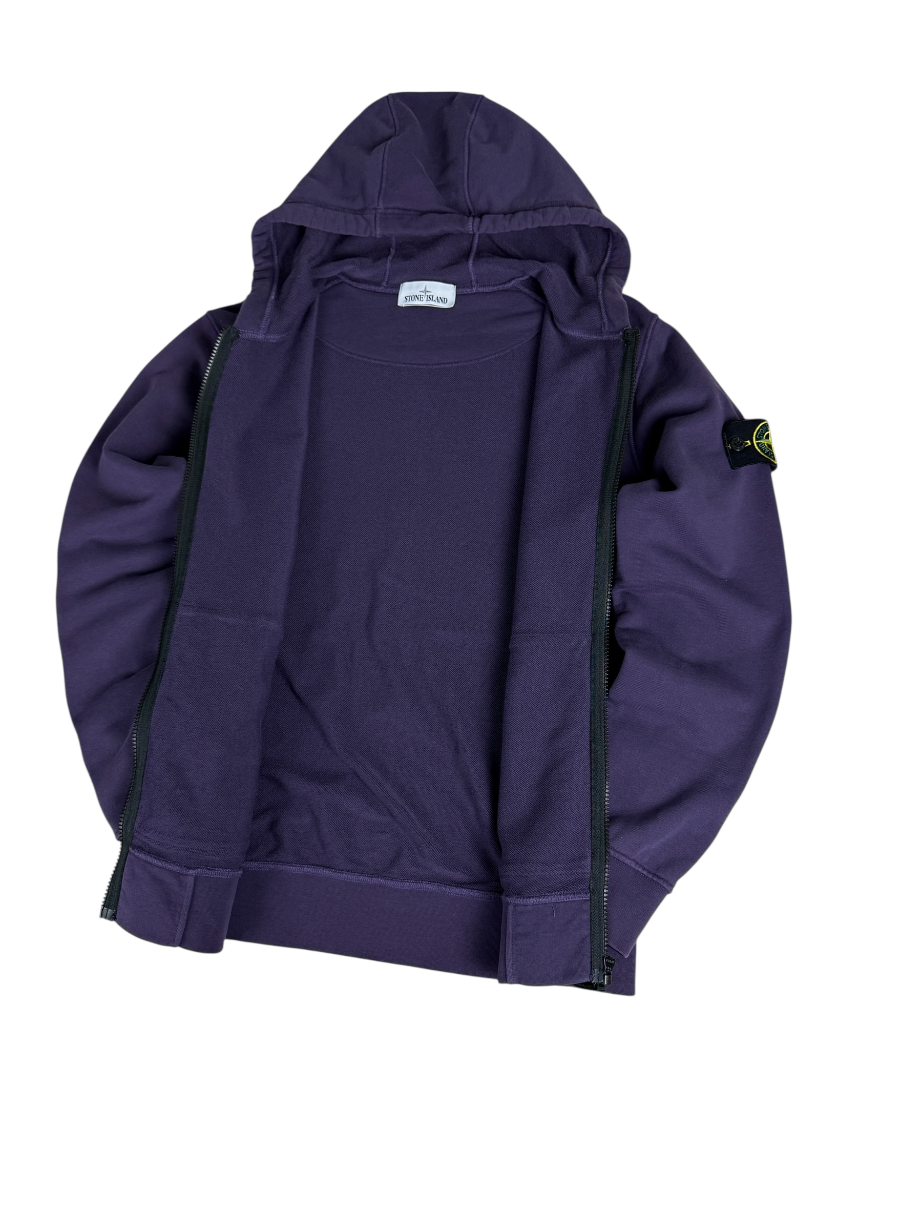 Gilet Stone Island mauve taille M - Vue de dos