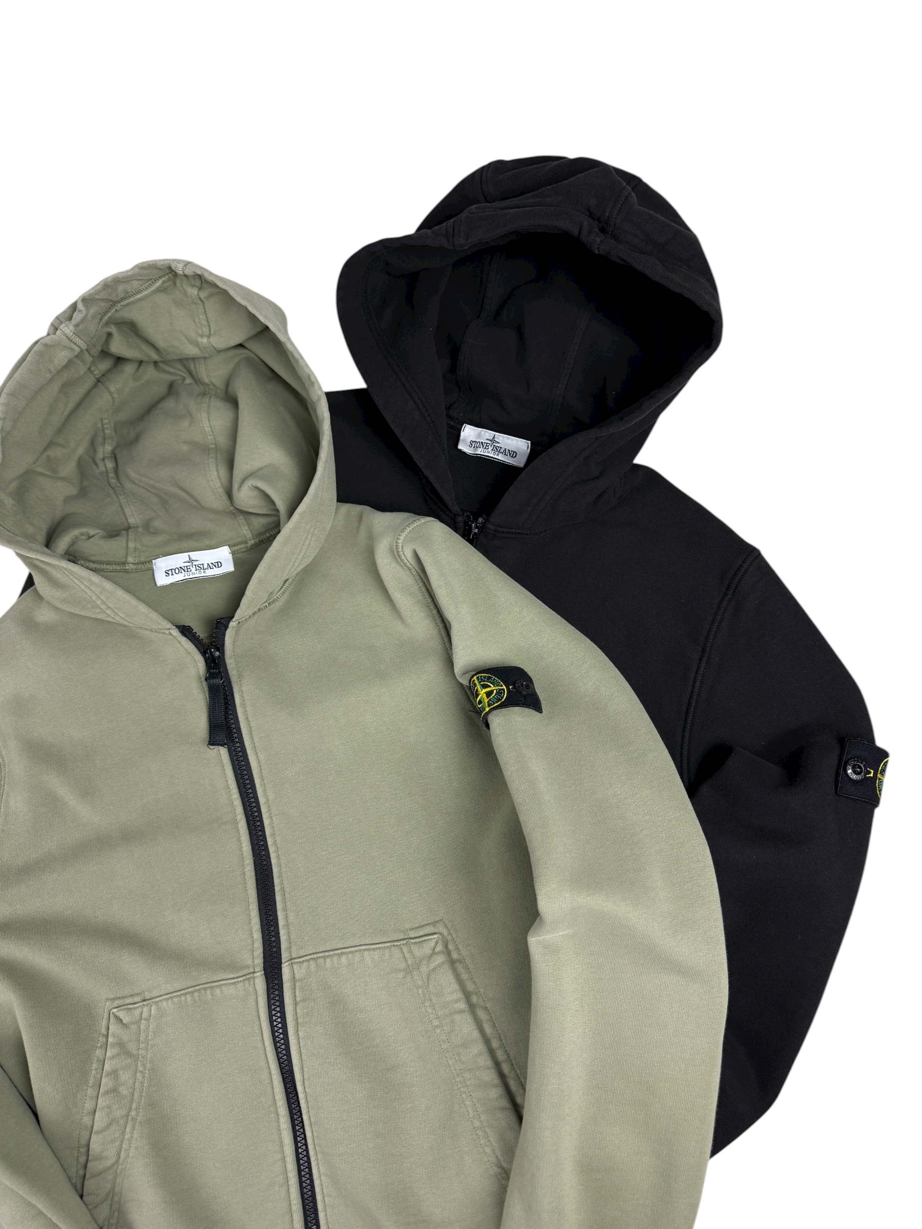 Gilet Stone Island noir taille 12 ans - Vue de dos