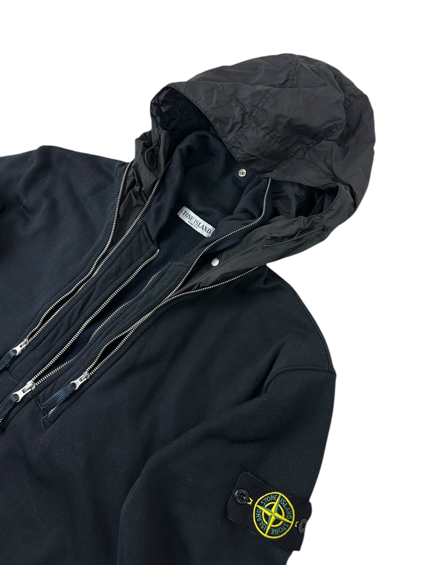 Gilet Stone Island noir taille L - Vue de dos