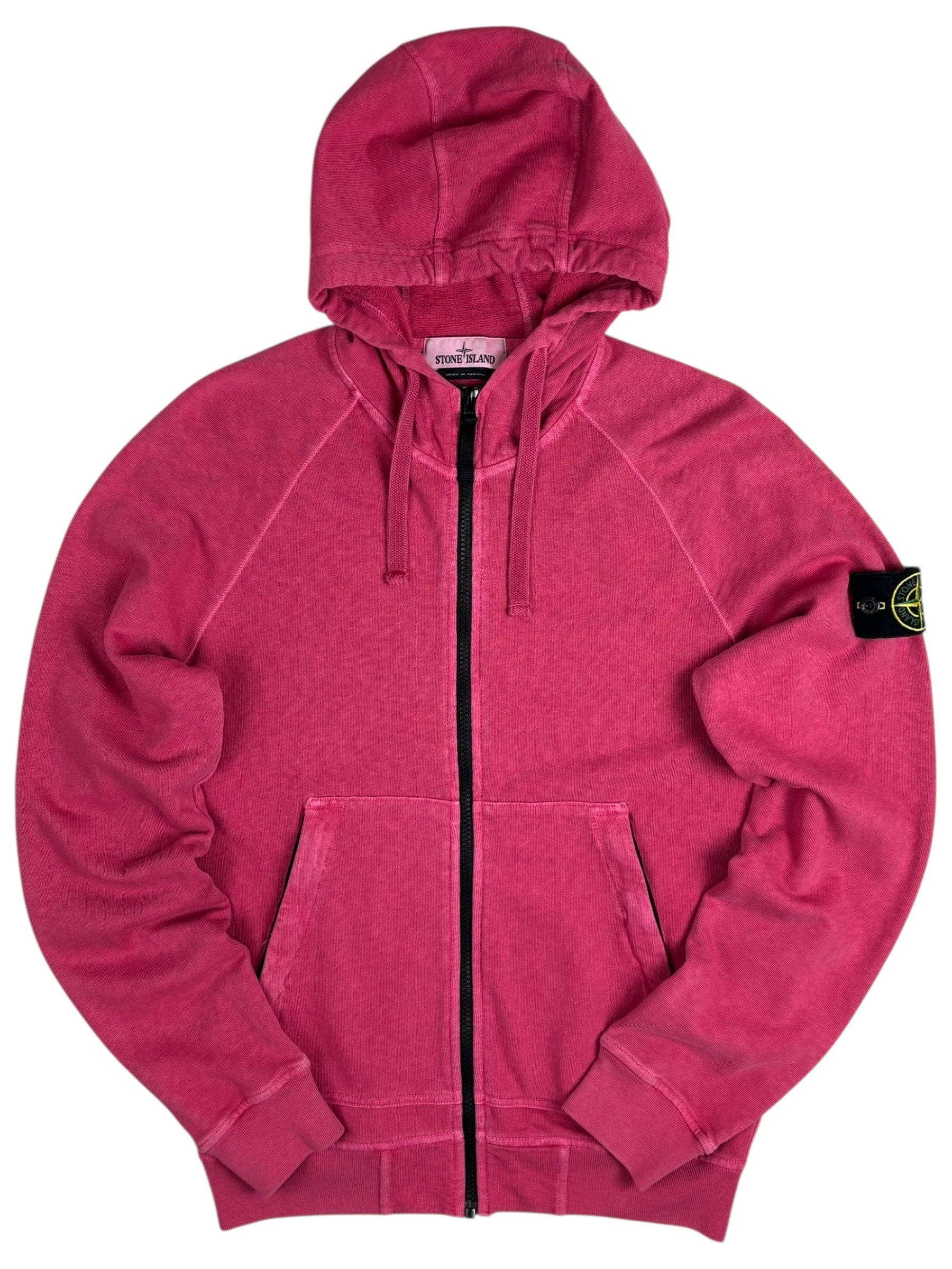 Gilet Stone Island rose taille S - Vue de face
