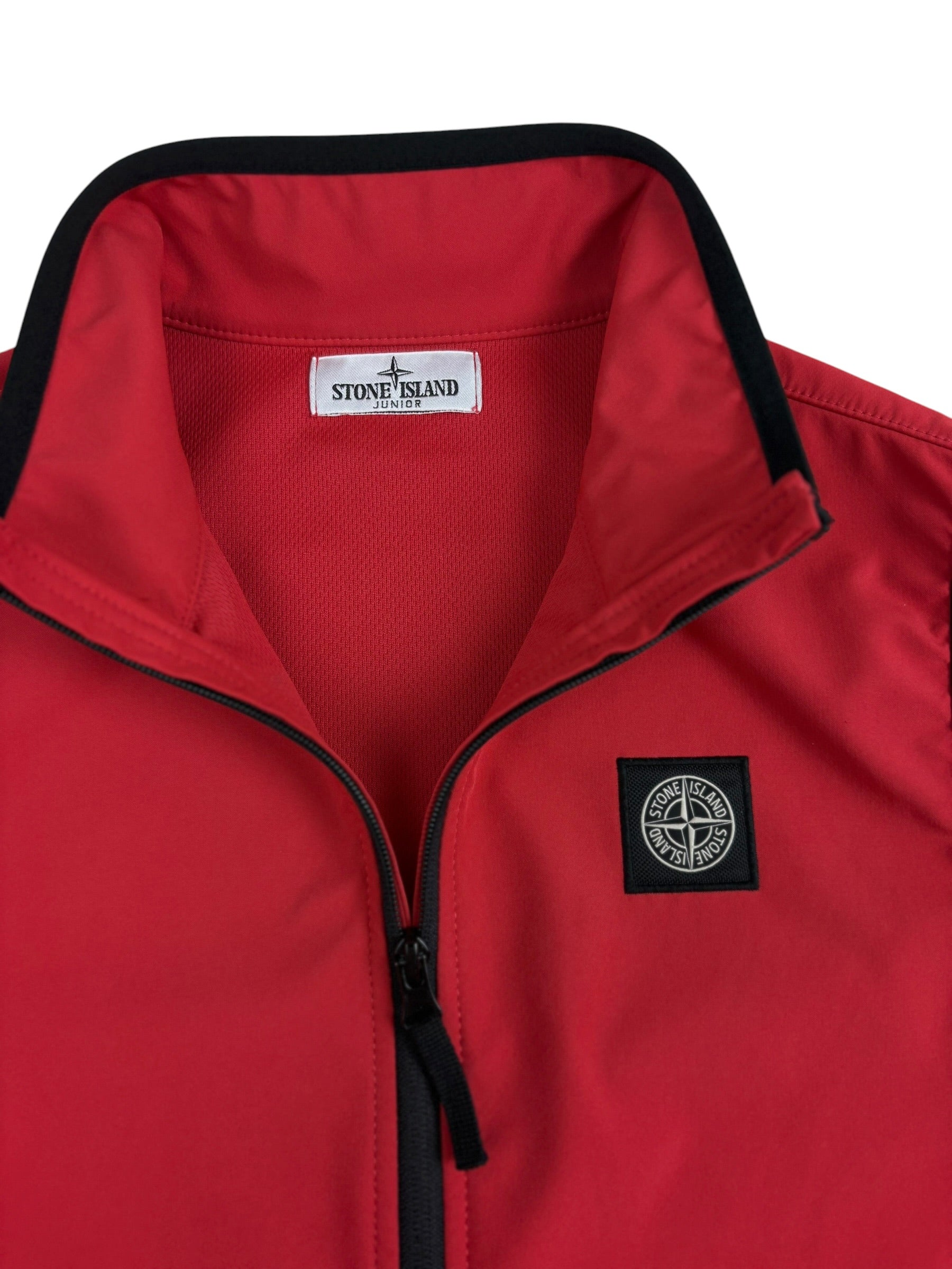 Gilet Stone Island rouge taille 12 ans - Vue de dos
