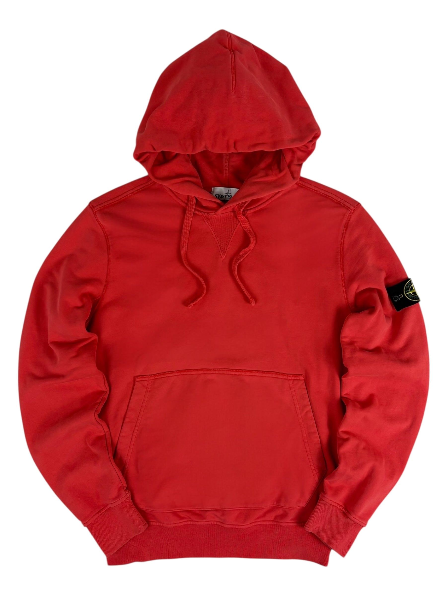 Hoodie Stone Island corail taille L - Vue de face