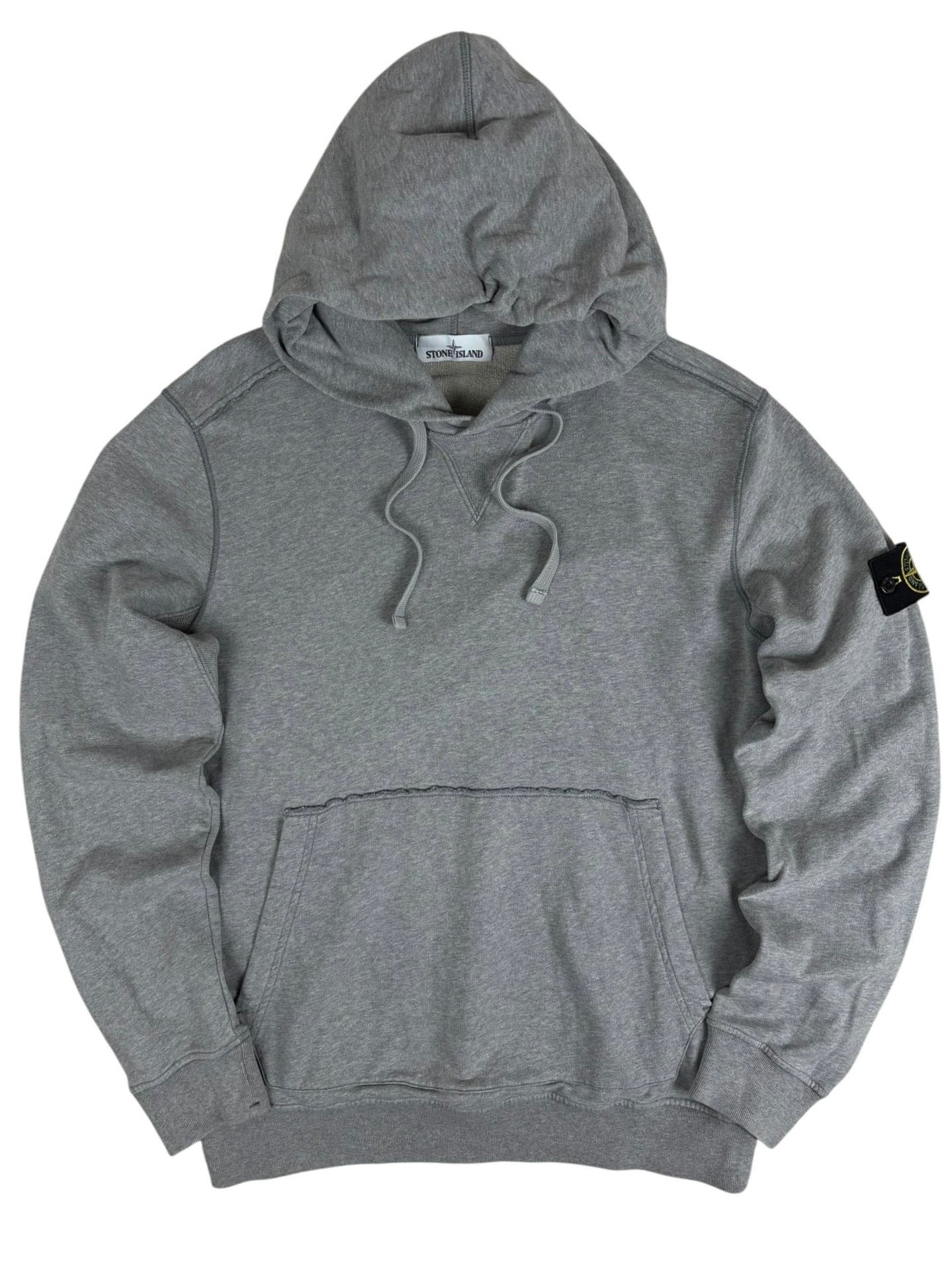 Hoodie Stone Island gris taille XL - Vue de face
