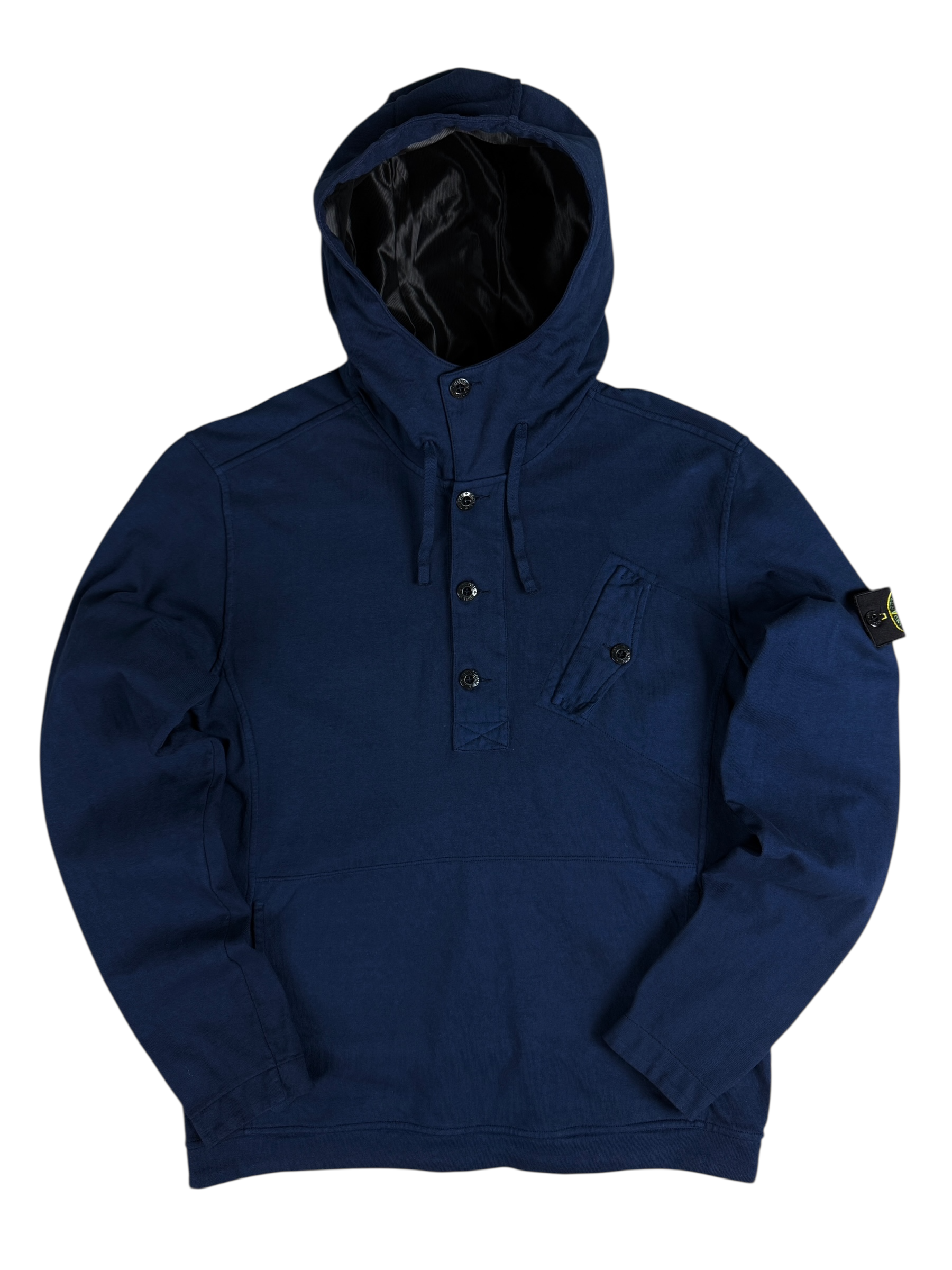 Hoodie Stone Island marine taille L - Vue de face