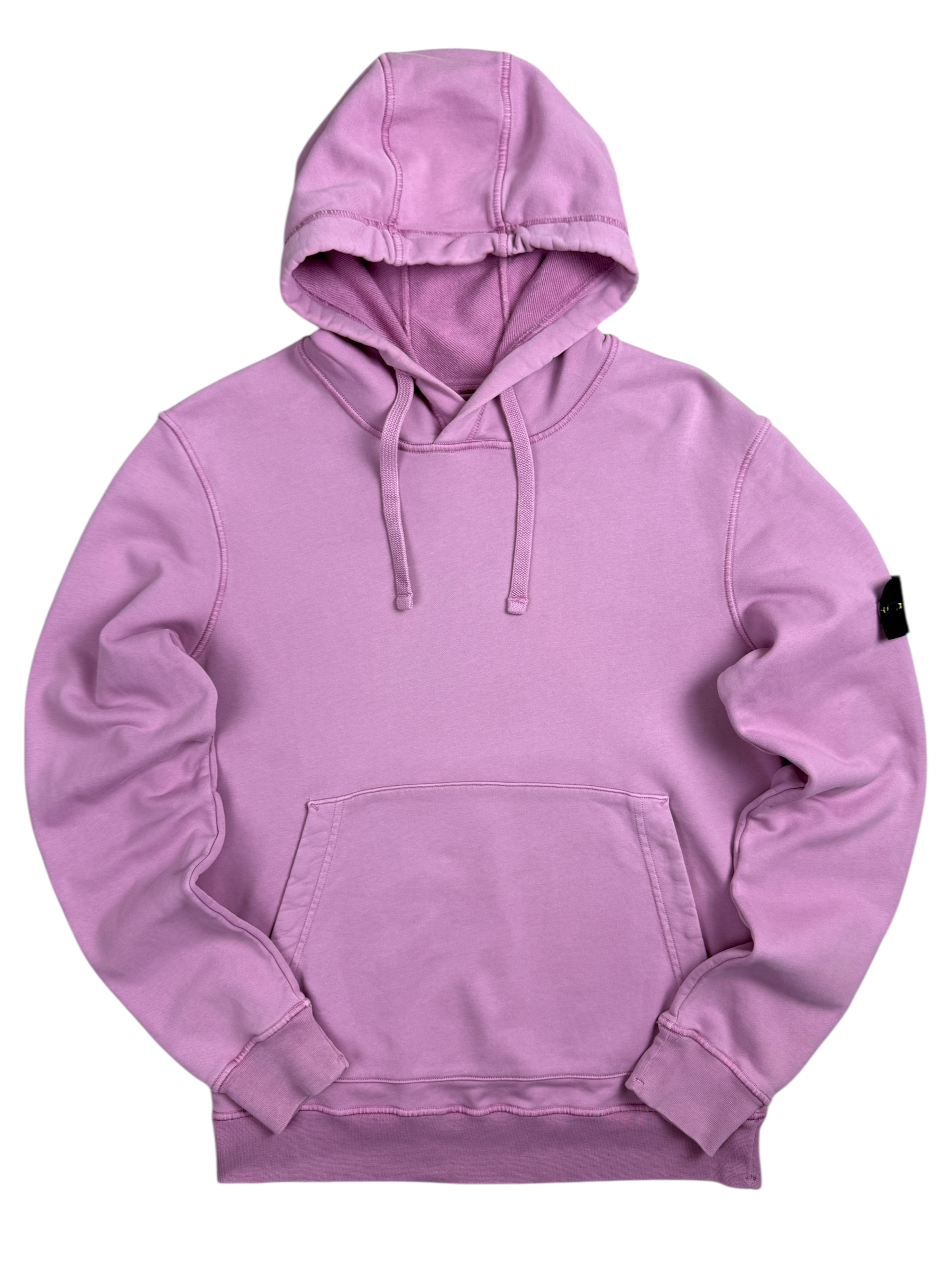 Hoodie Stone Island rose taille M - Vue de face
