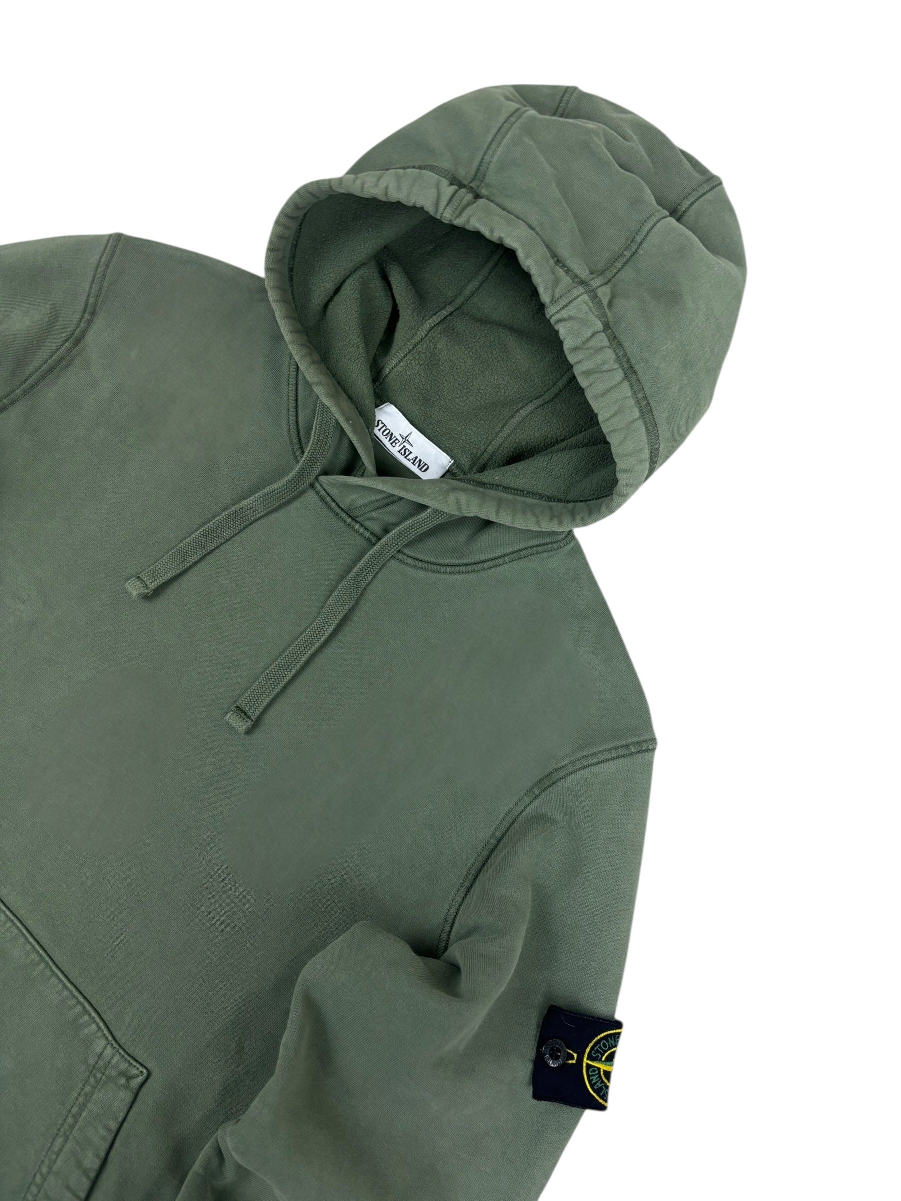Hoodie Stone Island vert taille M - Vue de dos