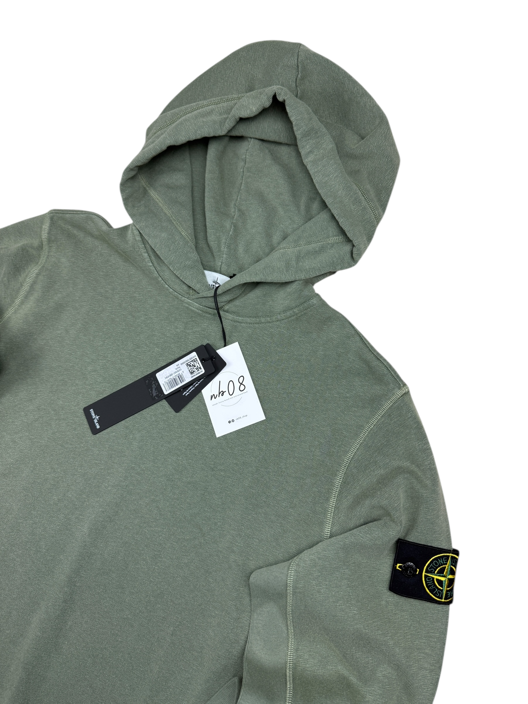 Hoodie Stone Island vert taille S - Vue de dos
