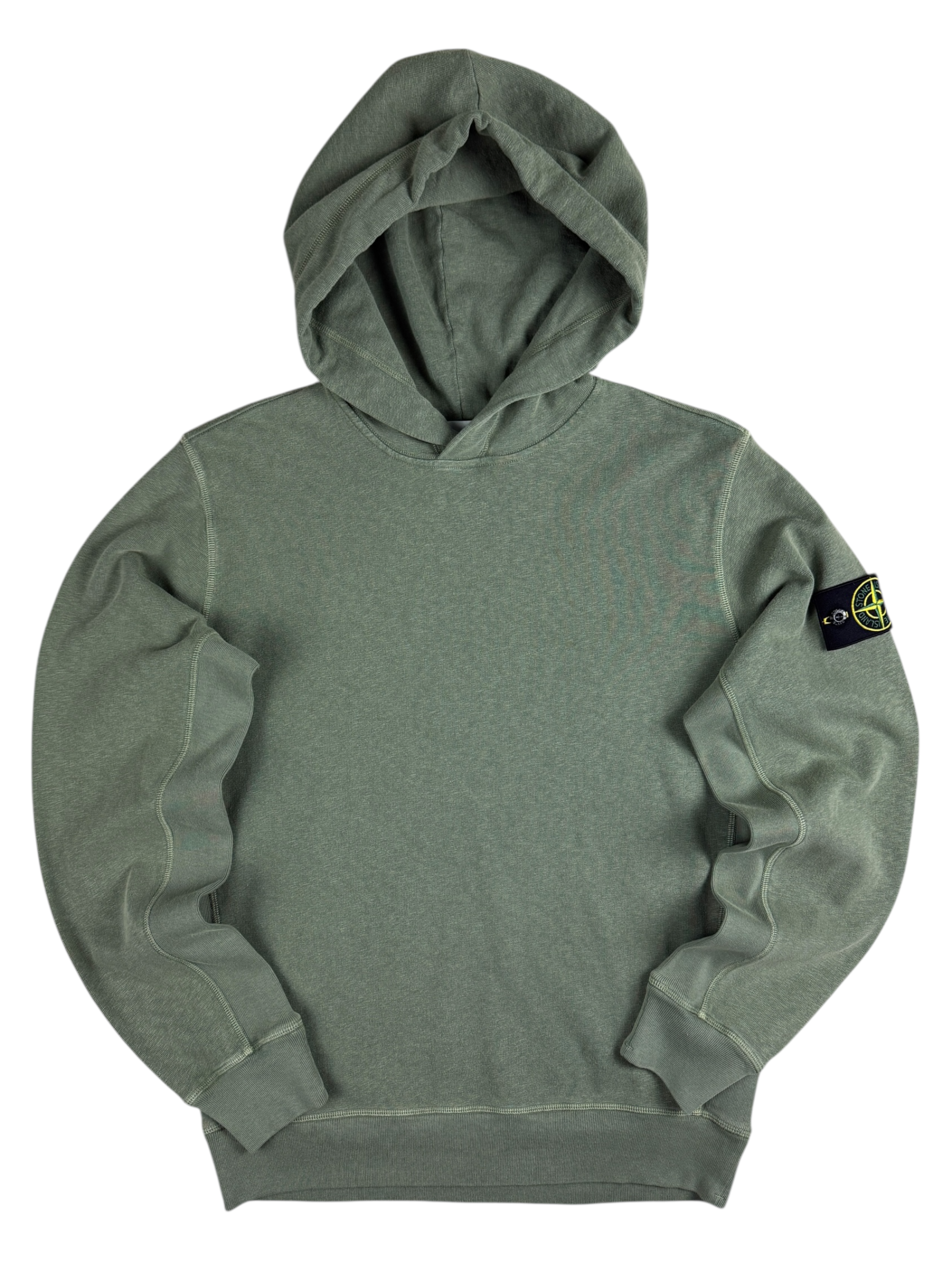 Hoodie Stone Island vert taille S - Vue de face