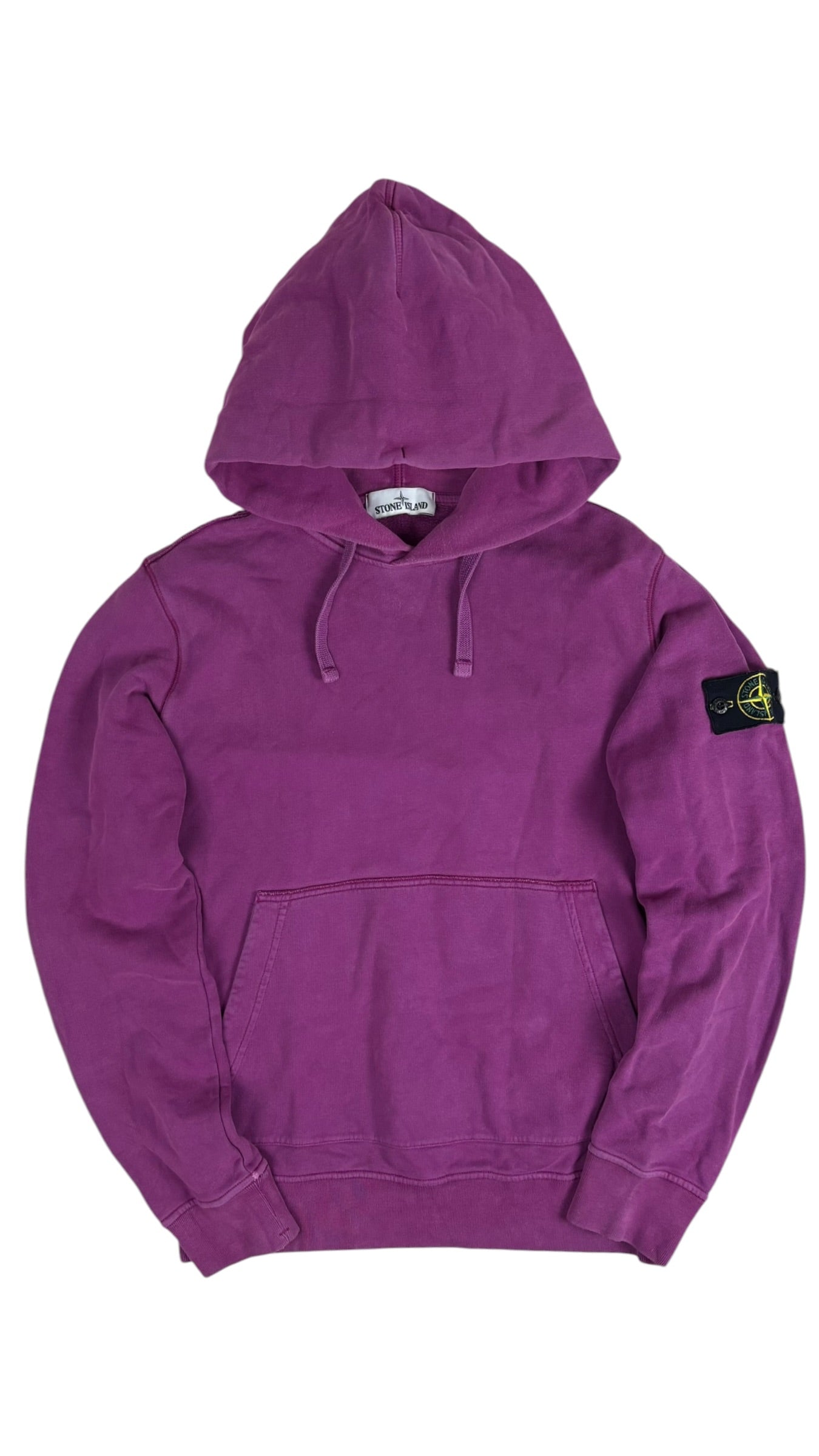 Hoodie Stone Island violet taille M - Vue de face