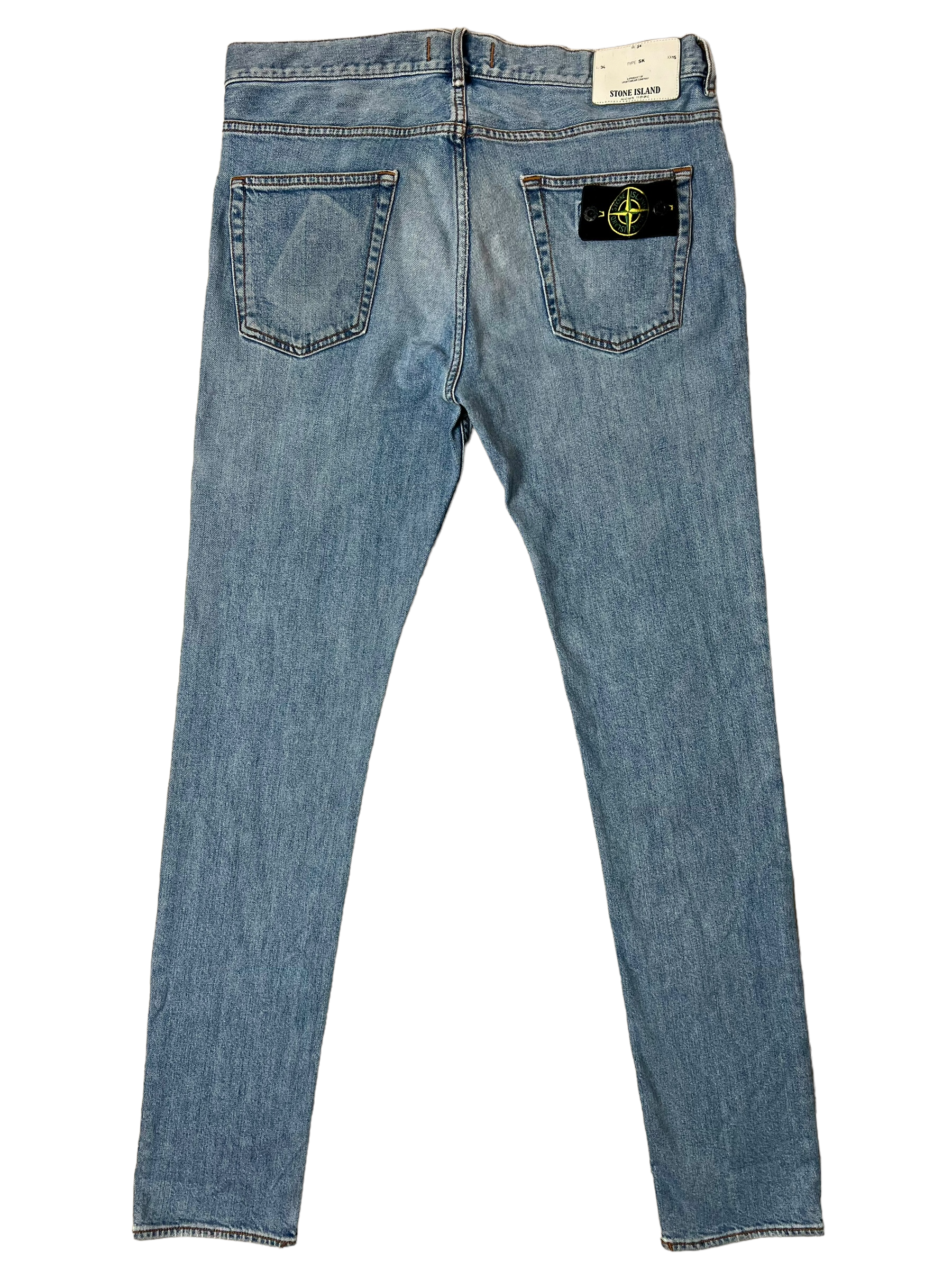 Jean Stone Island bleu taille PANTALON 34 - Vue de face