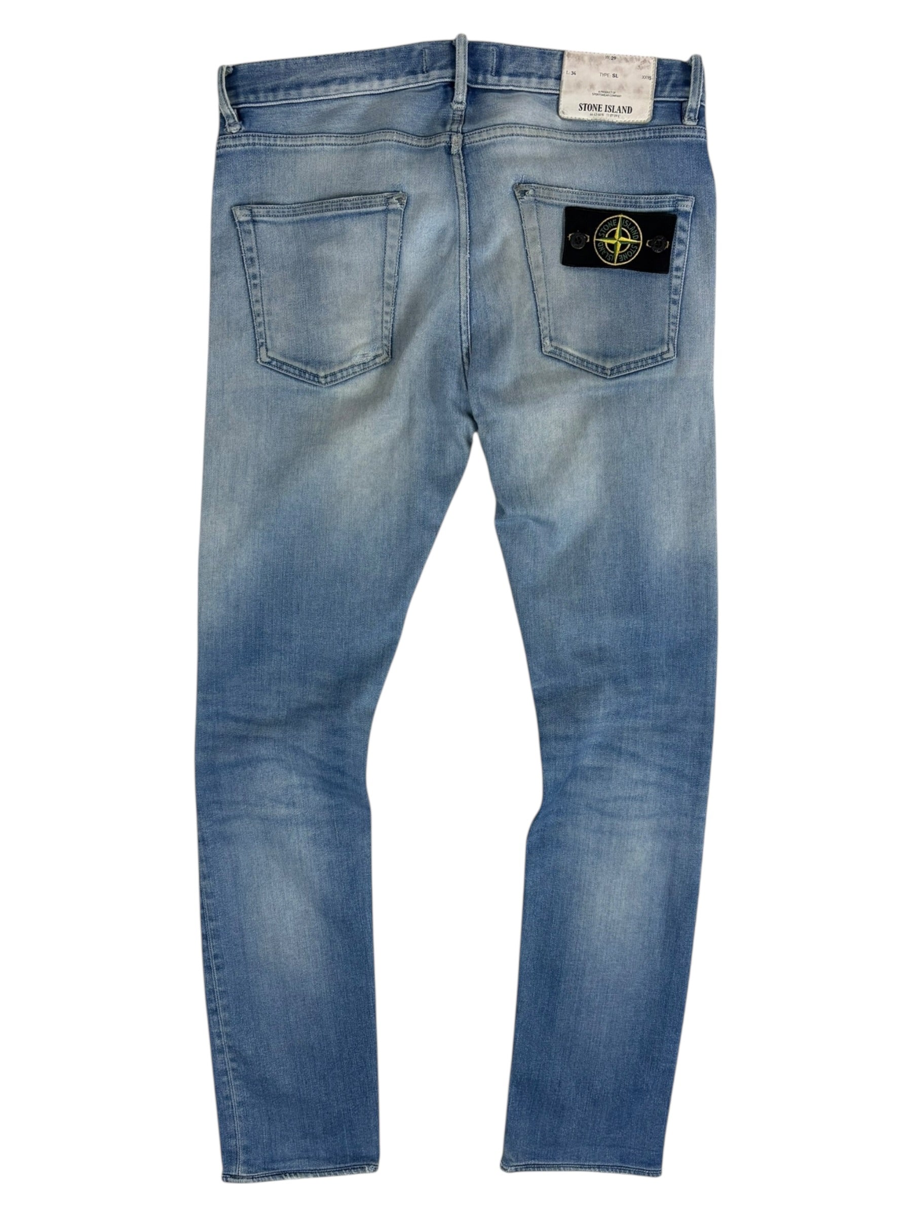 Jean Stone Island bleu taille PANTALON W29 - Vue de face