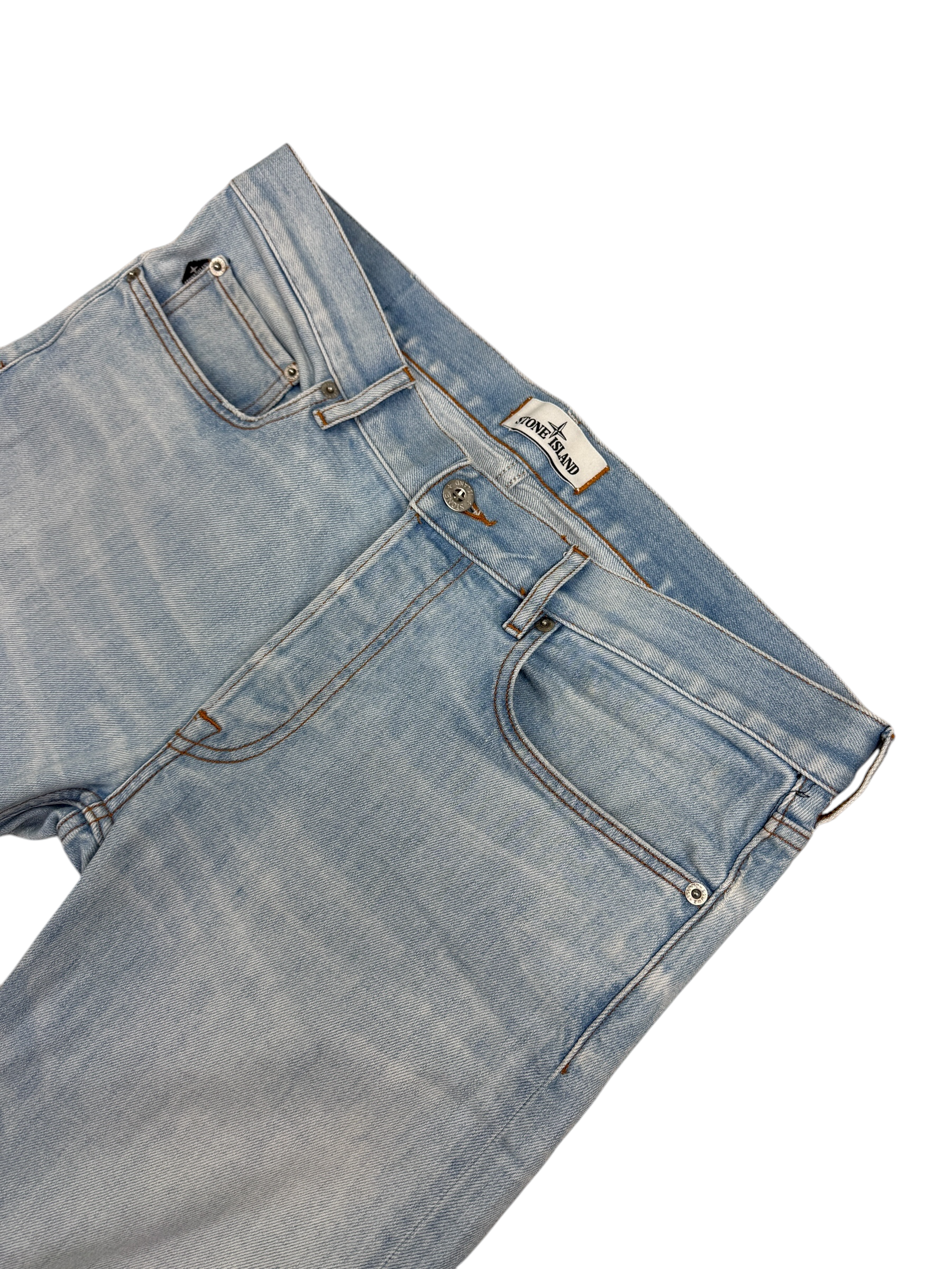 Jean Stone Island bleu taille PANTALON W33 - Vue de dos