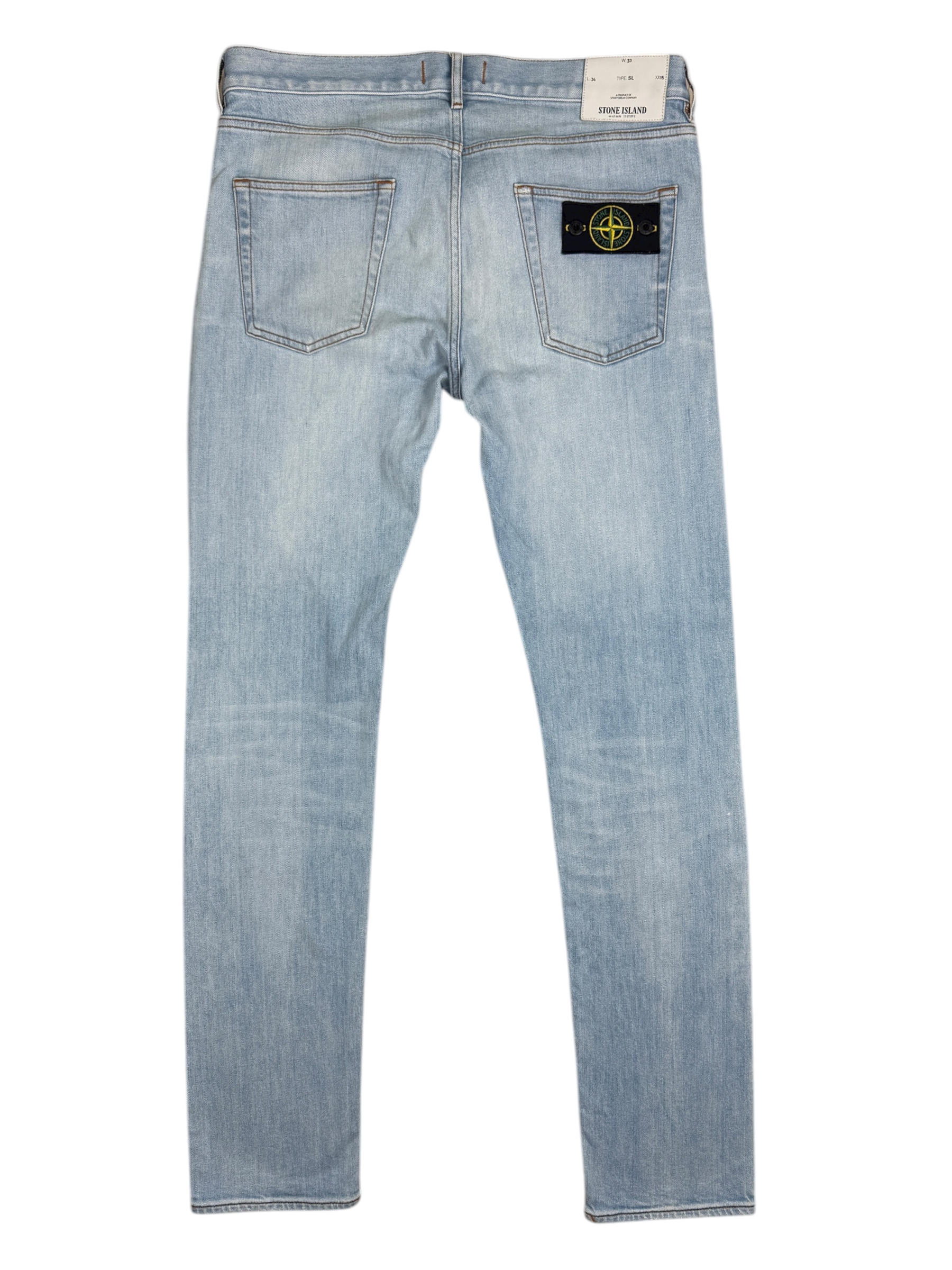 Jean Stone Island bleu taille PANTALON W33 - Vue de face