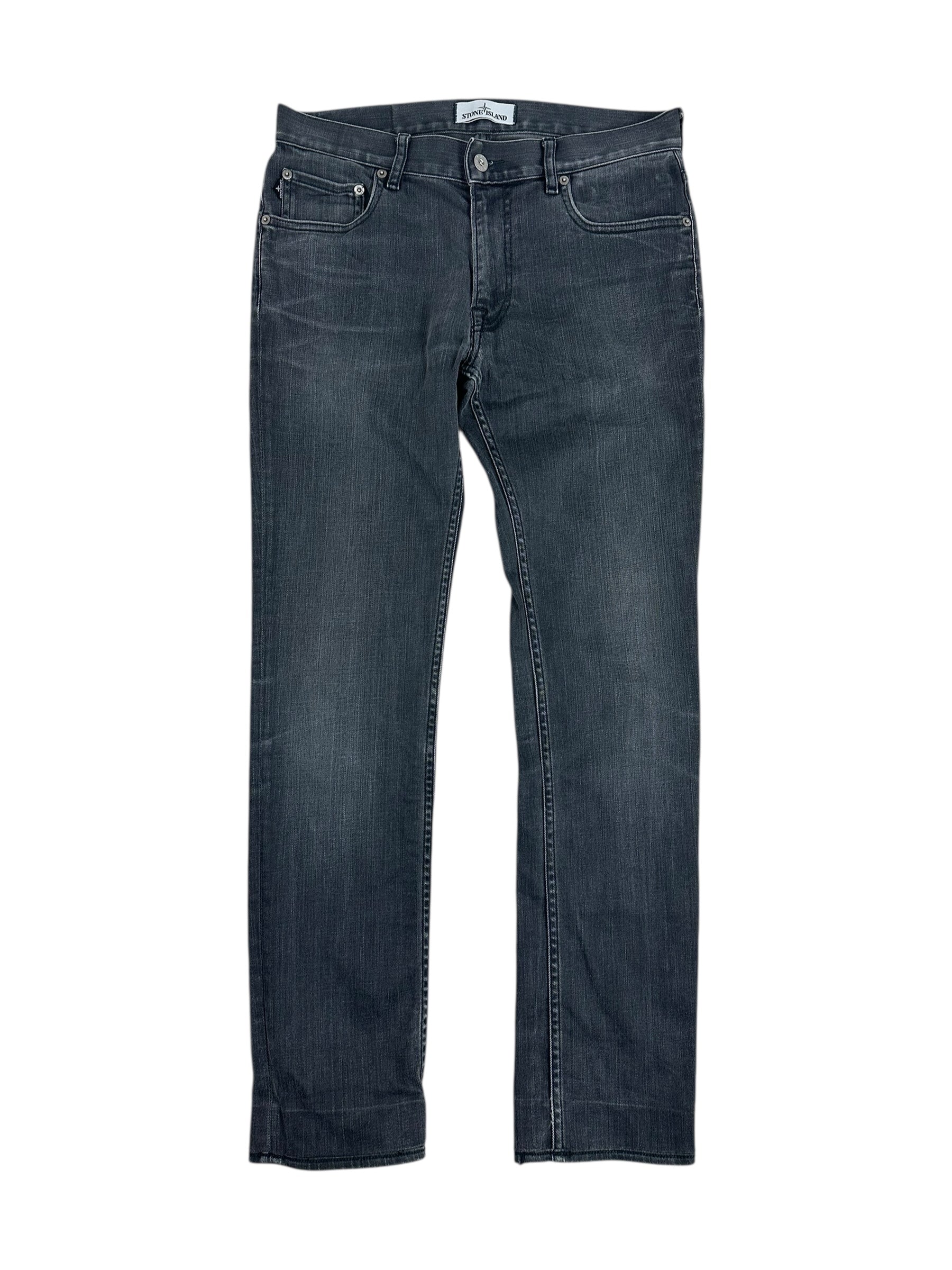 Jean Stone Island gris taille PANTALON W30 - Vue de dos