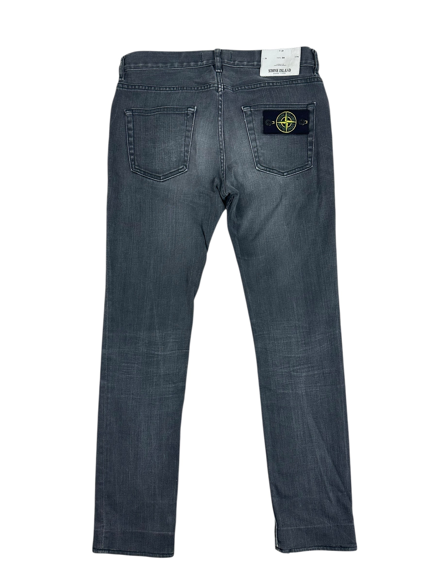 Jean Stone Island gris taille PANTALON W30 - Vue de face