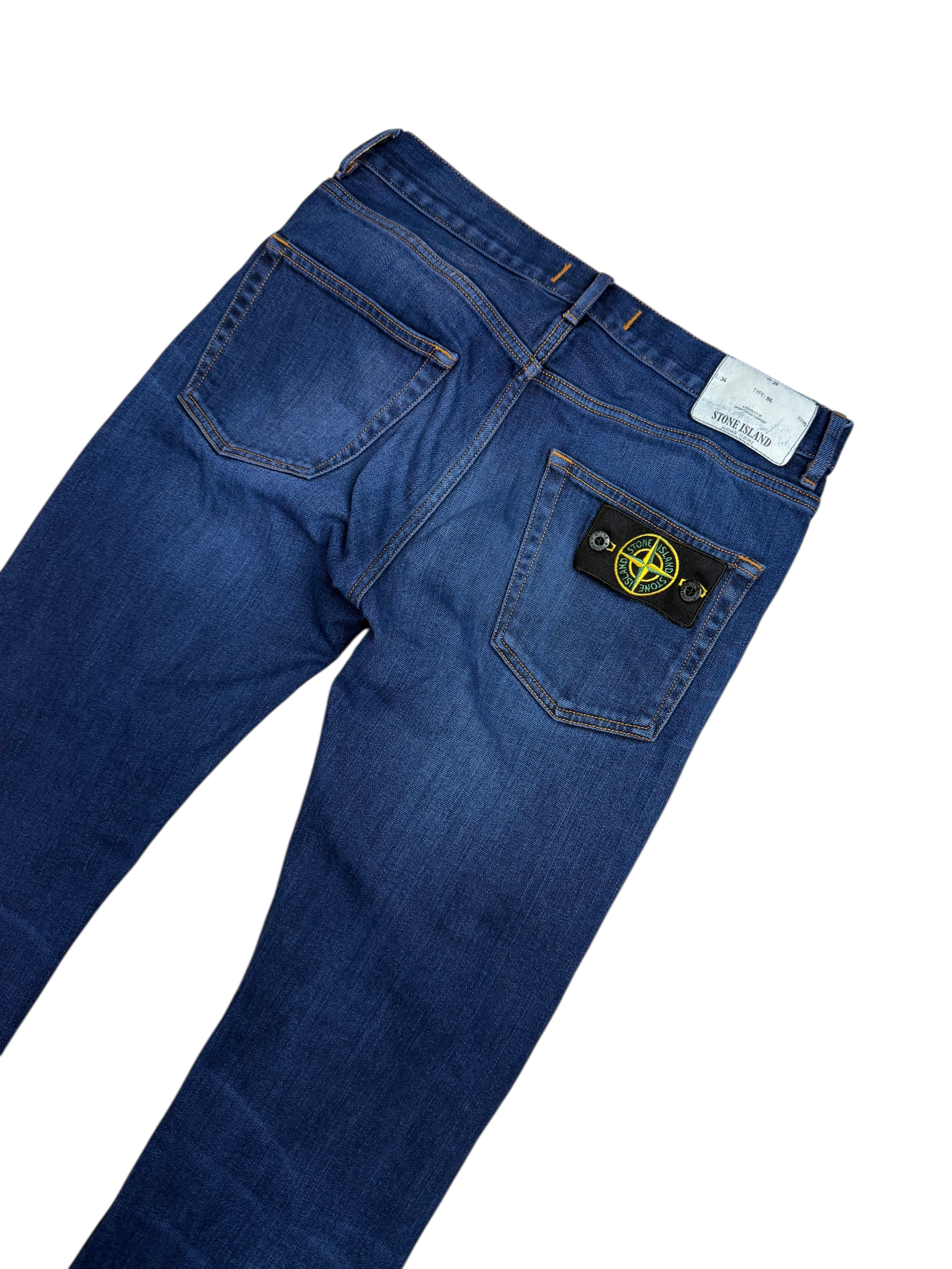 Jean Stone Island marine taille PANTALON W28 - Vue de dos