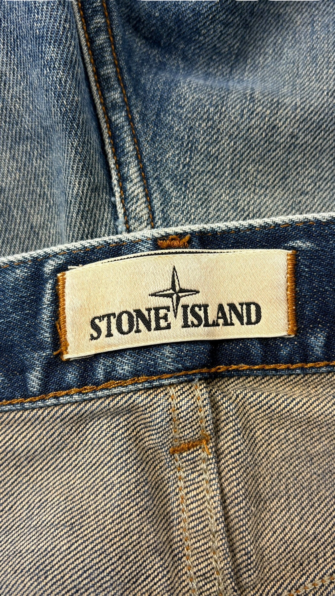 Jean Stone Island marine taille PANTALON W29 - Logo et étiquette