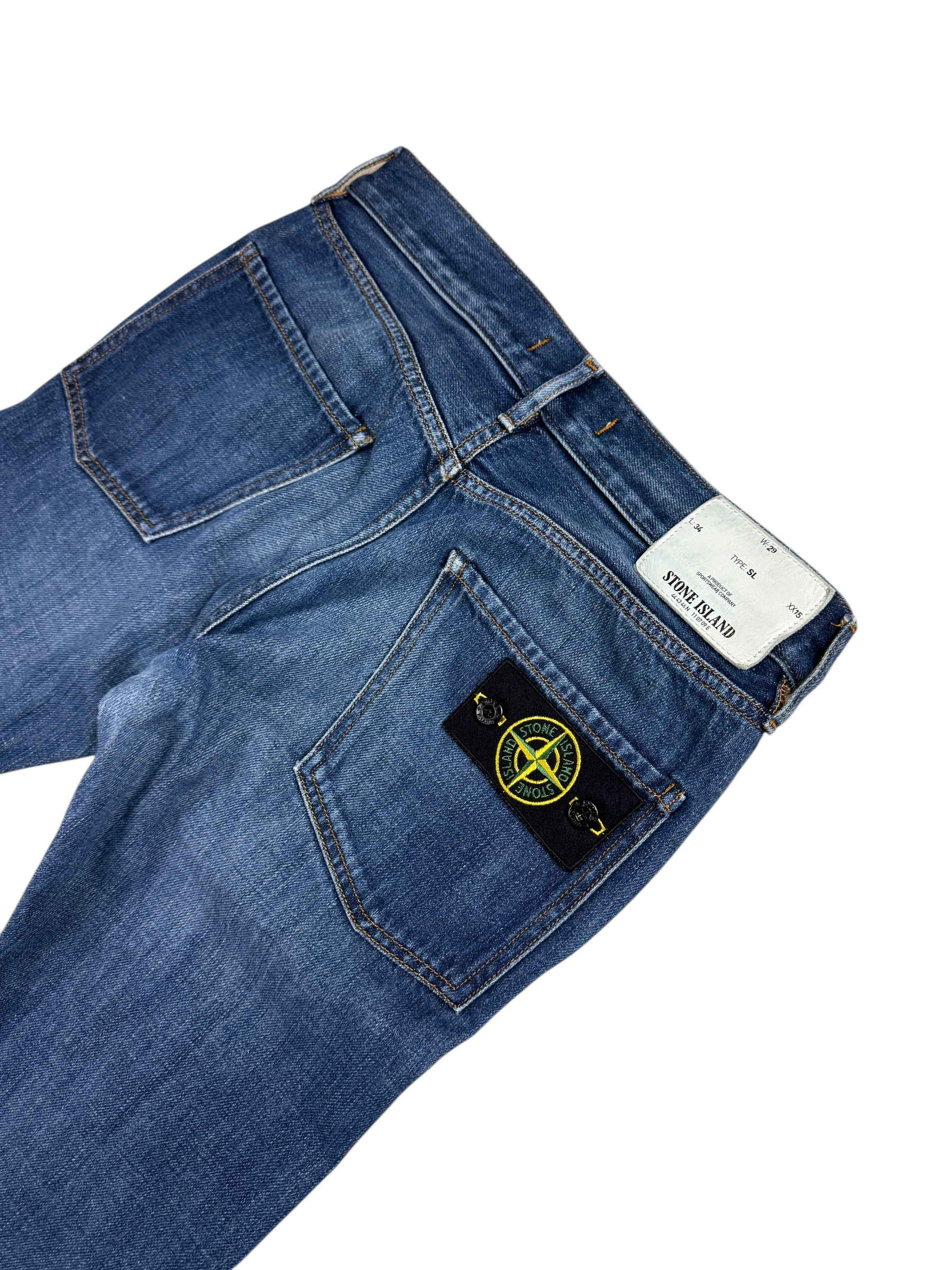 Jean Stone Island marine taille PANTALON W29 - Vue de dos