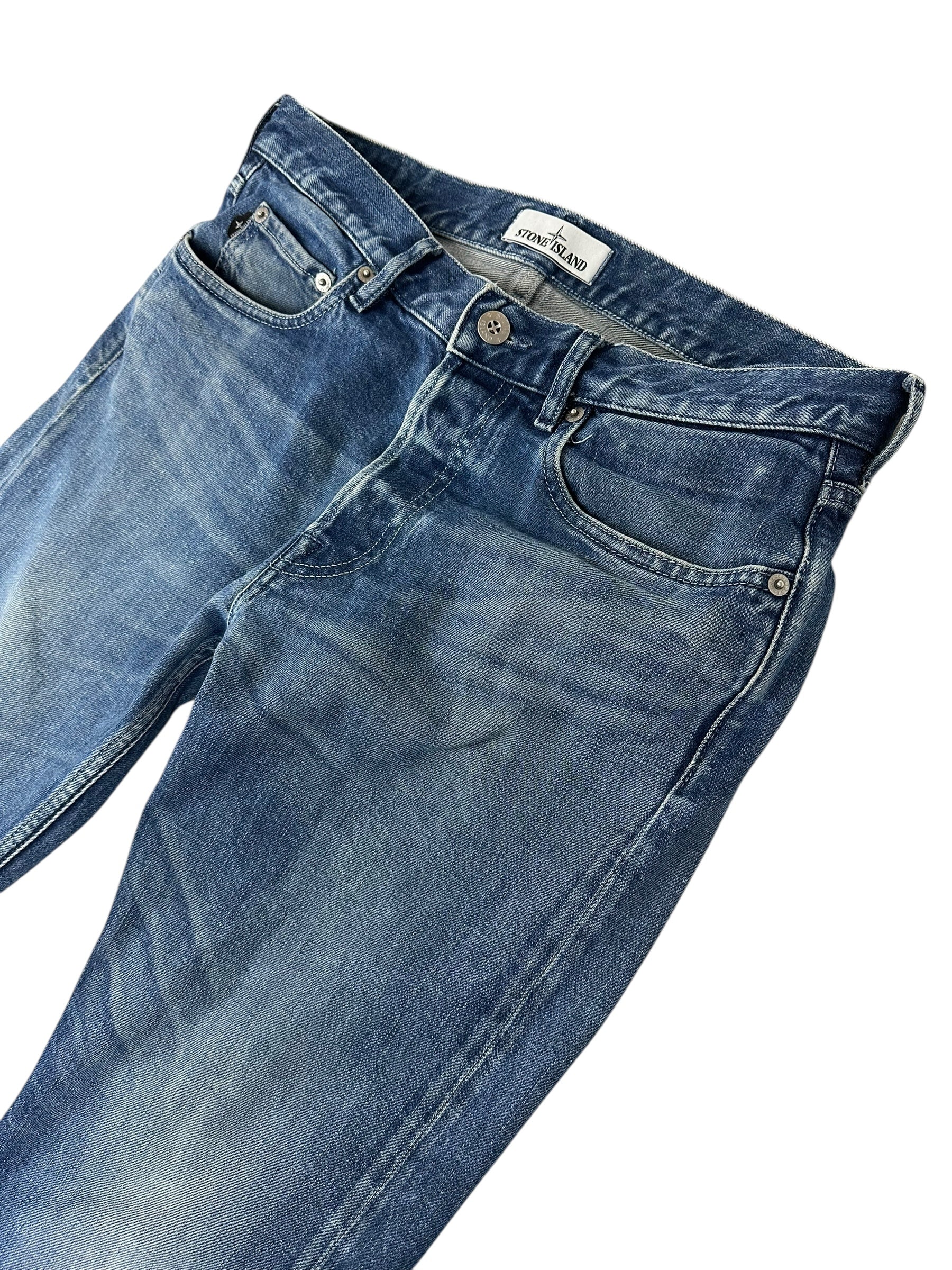 Jean Stone Island marine taille PANTALON W30 - Vue de dos