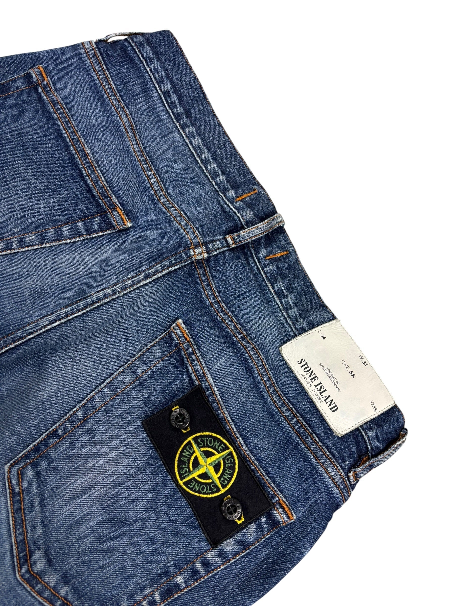 Jean Stone Island marine taille PANTALON W31 - Détail