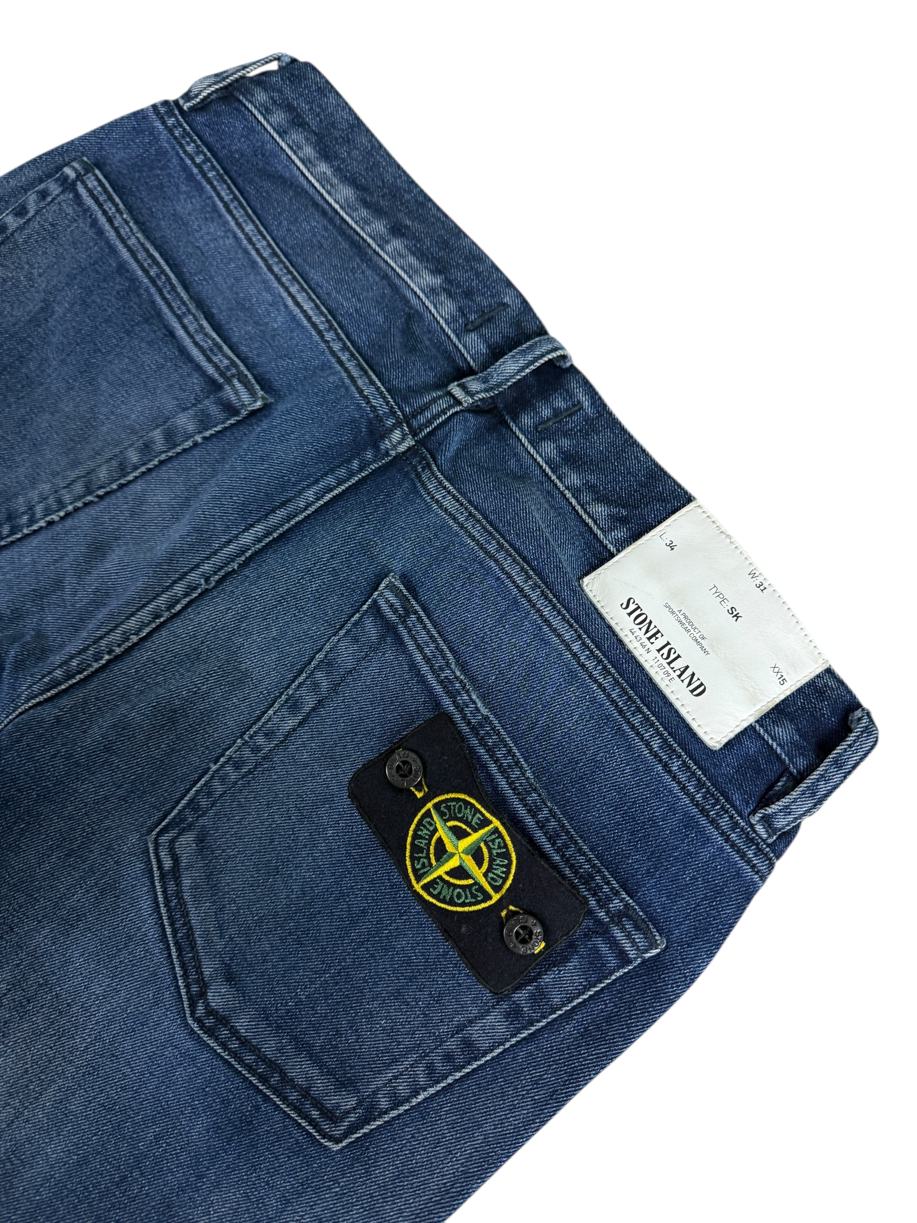 Jean Stone Island marine taille PANTALON W31 - Détail