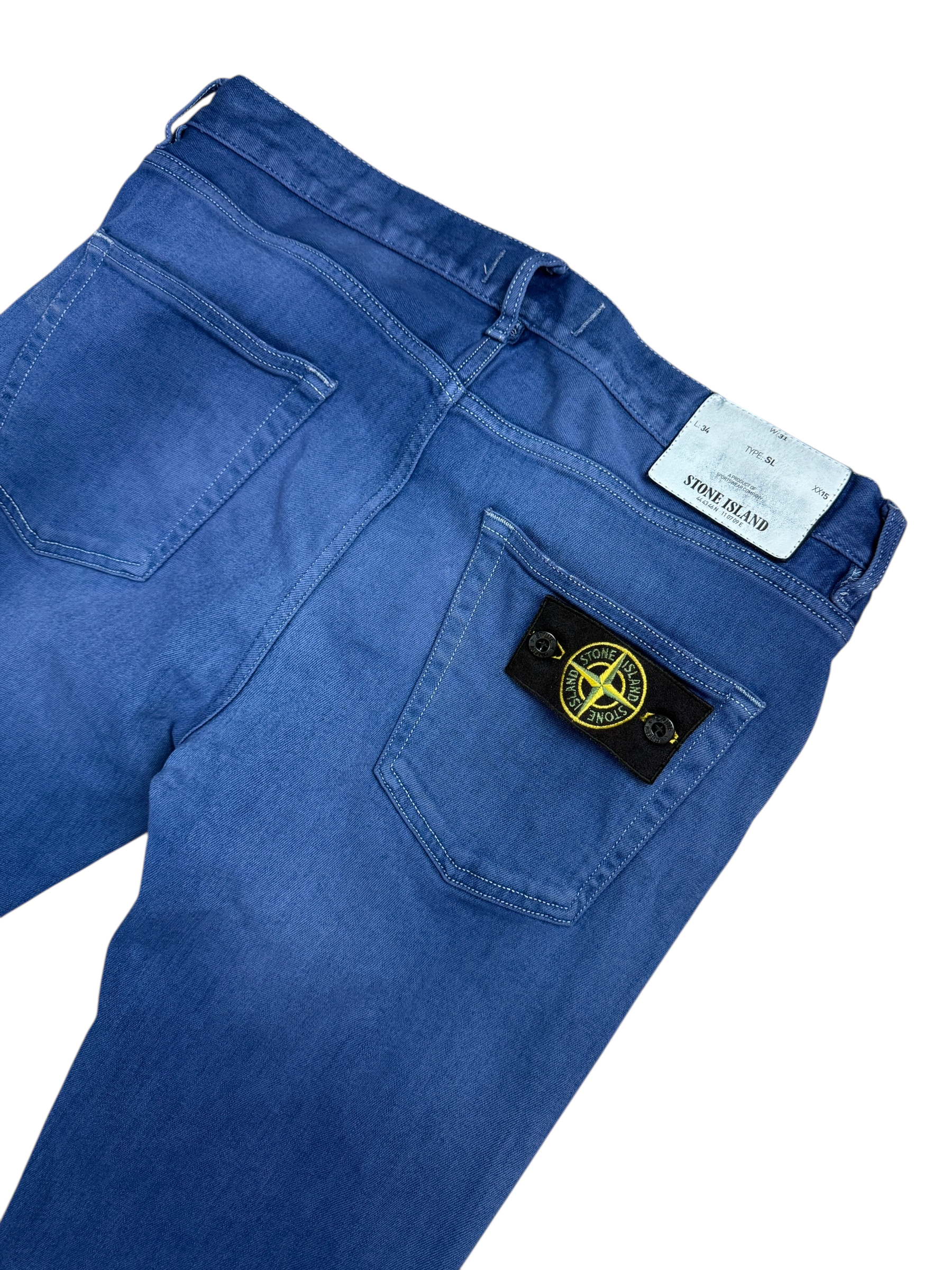 Jean Stone Island marine taille PANTALON W31 - Vue de dos