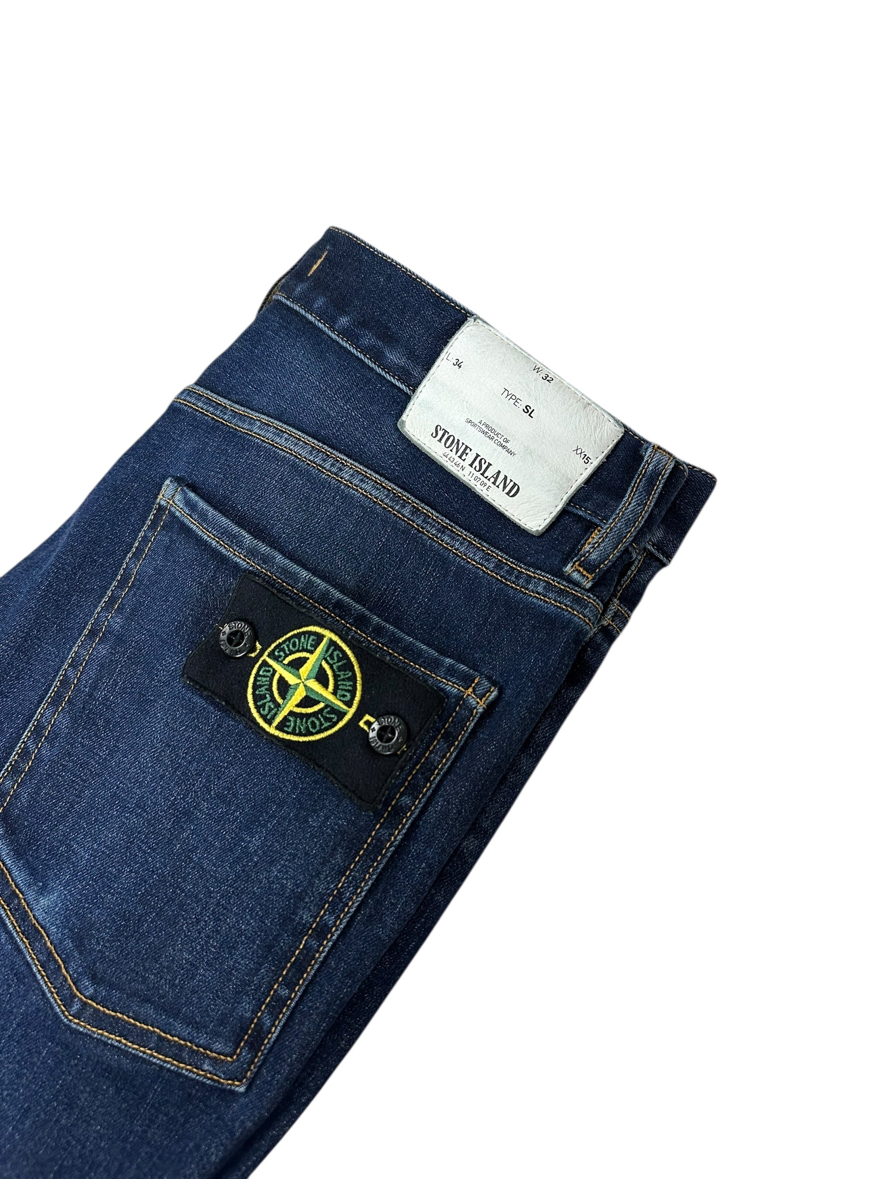 Jean Stone Island marine taille PANTALON W32 - Détail