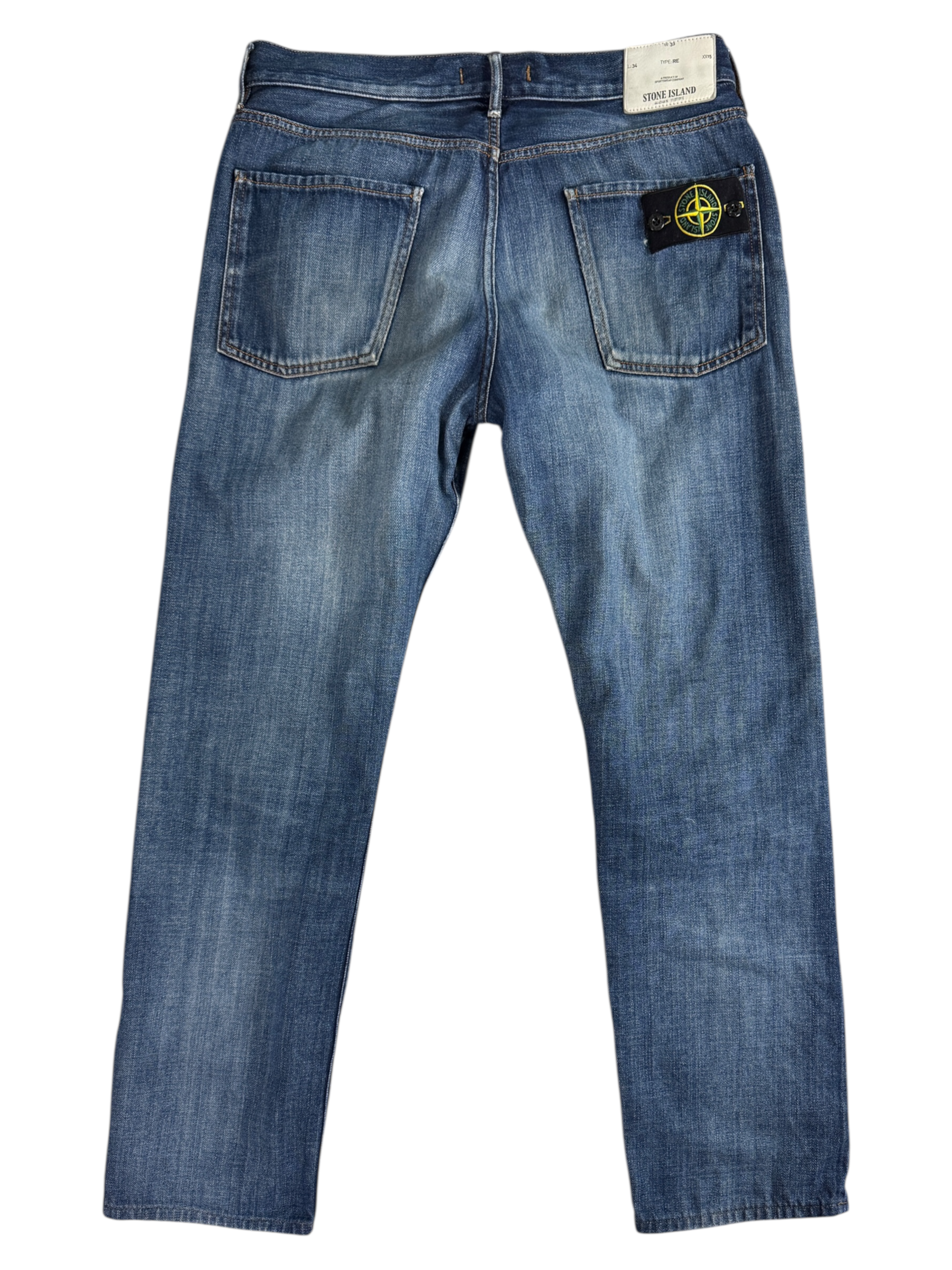 Jean Stone Island marine taille PANTALON W33 - Vue de face