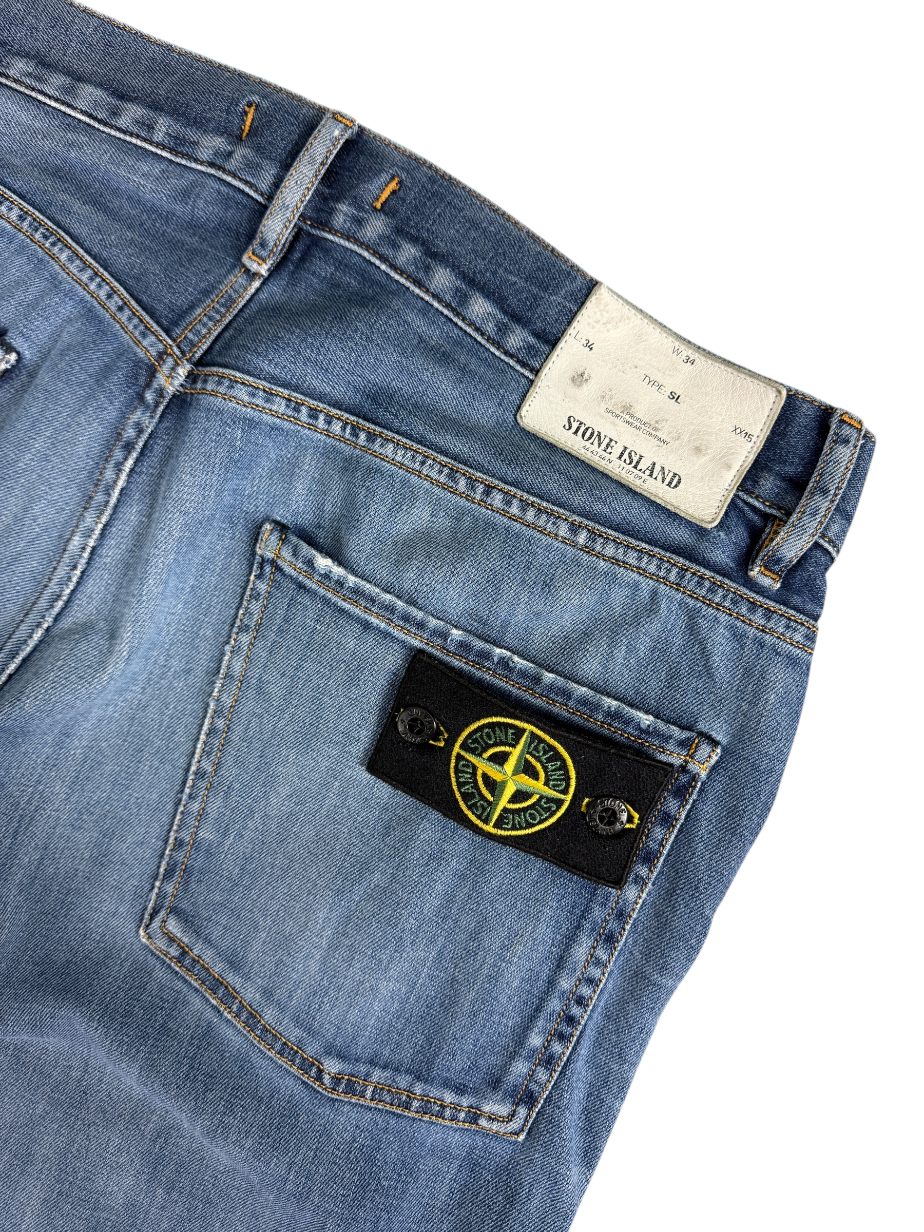 Jean Stone Island marine taille PANTALON W34 - Détail