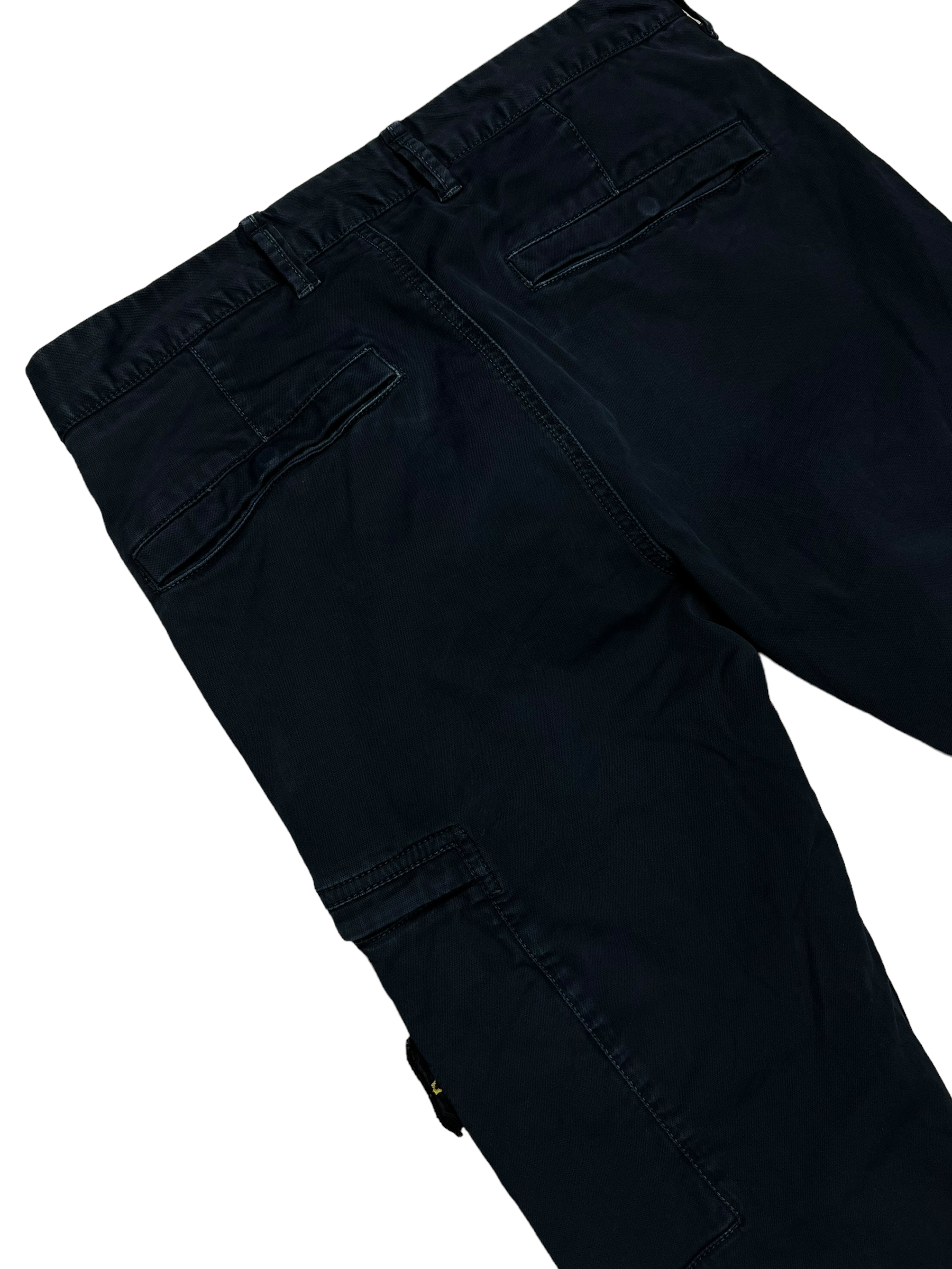 Pantalon Stone Island bleu marine taille PANTALON 29 - Détail