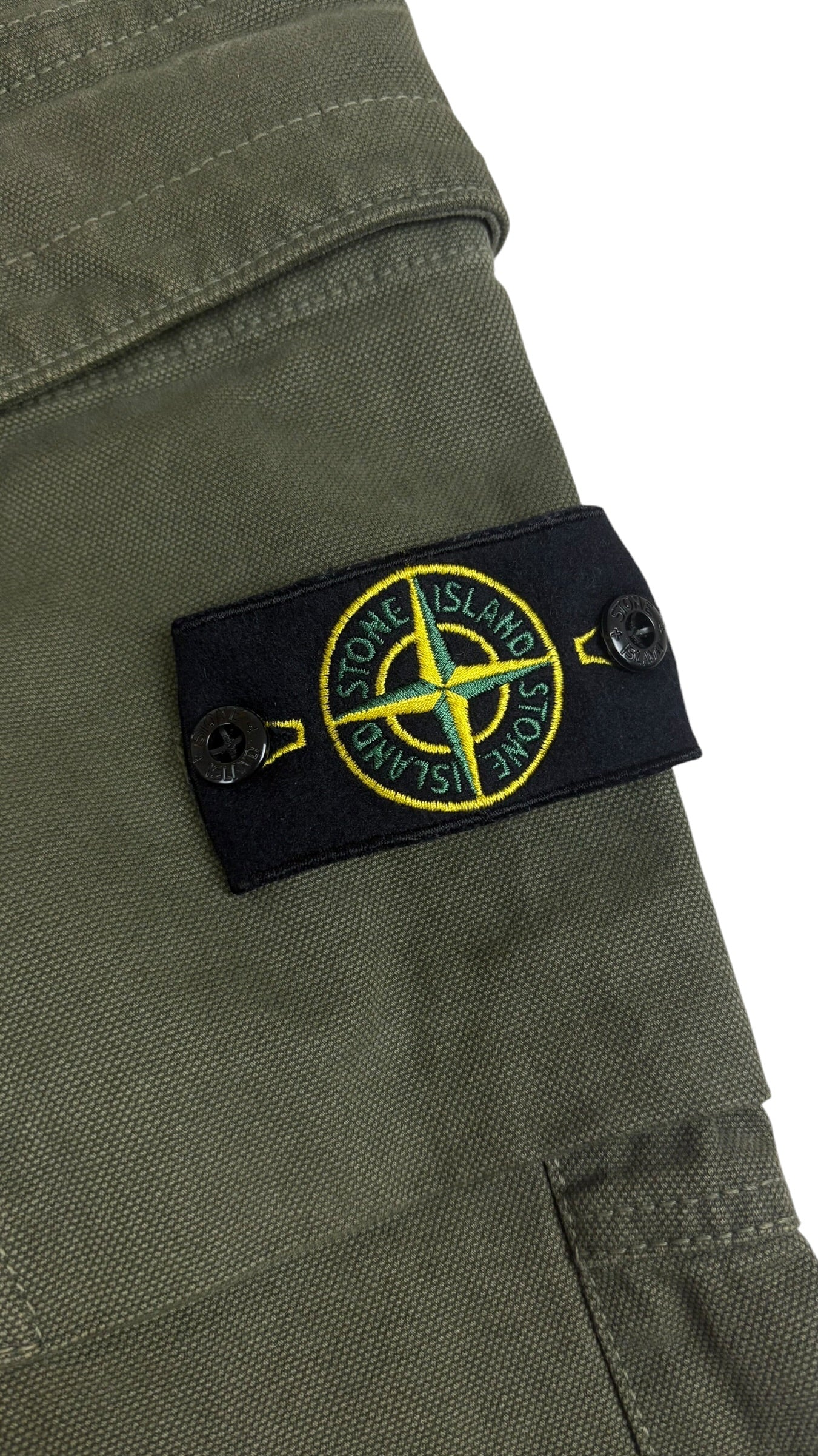 Pantalon Cargo Stone Island kaki taille W32 - vue 3/5