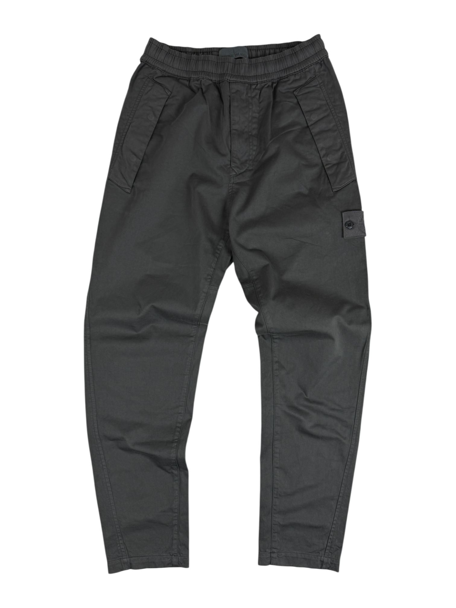 Pantalon Stone Island gris taille PANTALON W28 - Vue de face