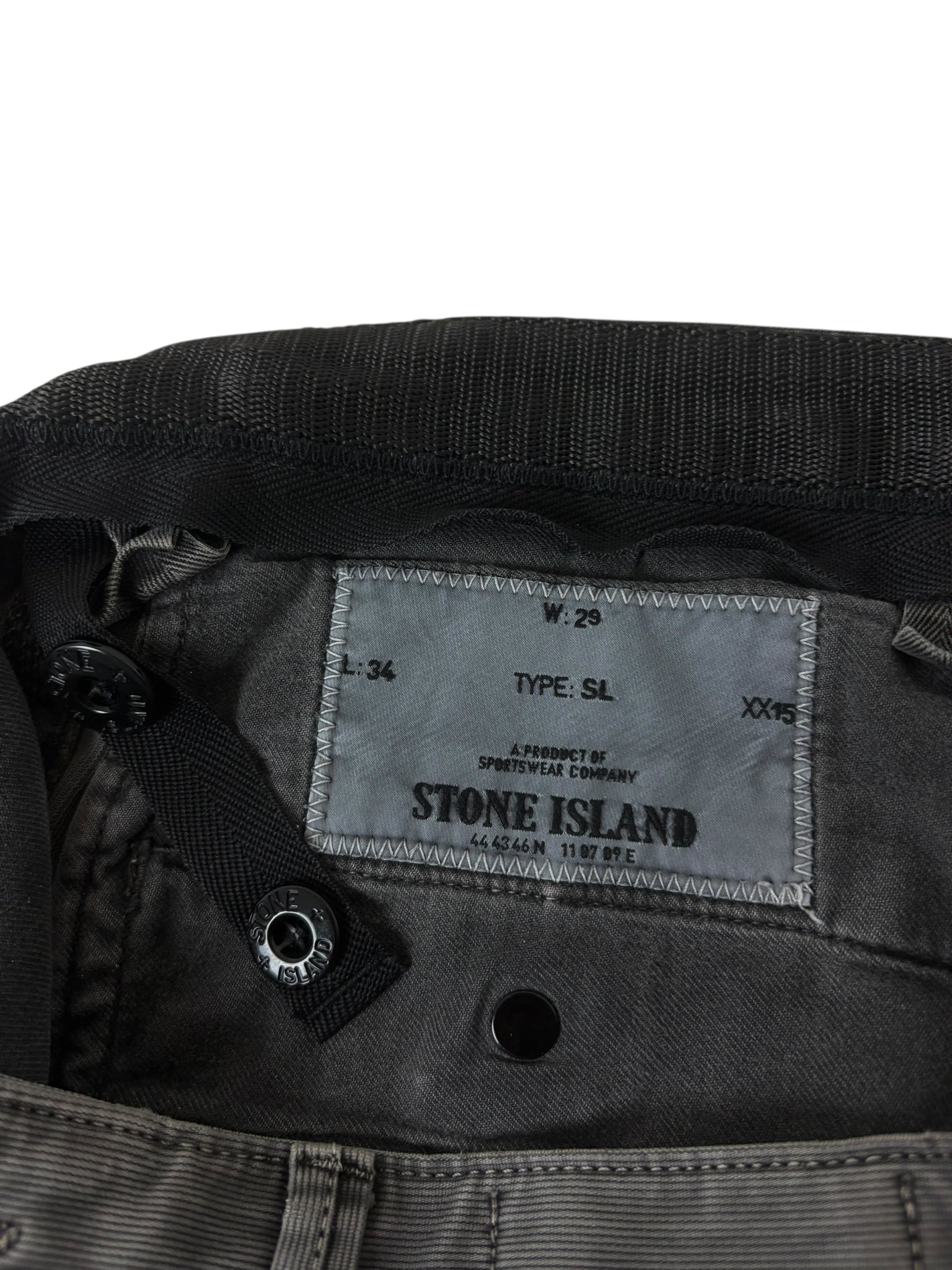 Pantalon Stone Island gris taille W29 - Vue 6