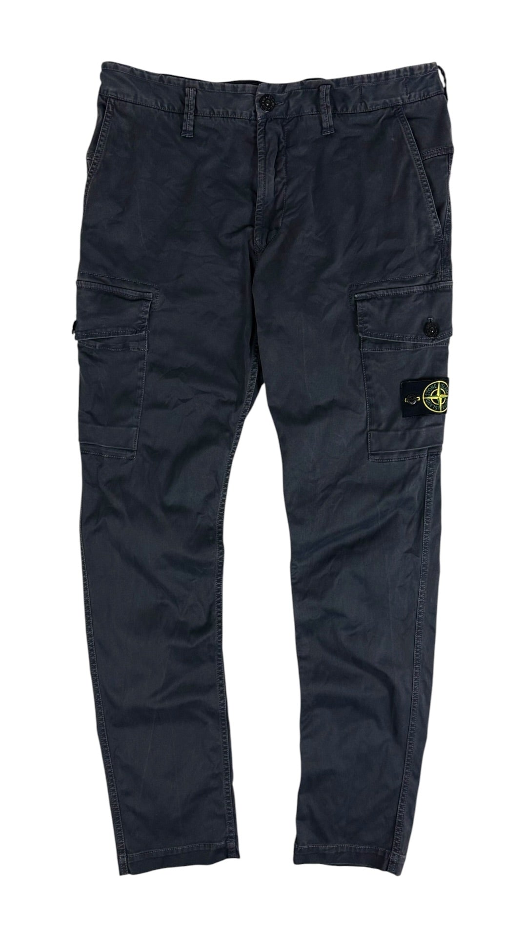 Pantalon Stone Island gris taille W33 - Vue de face