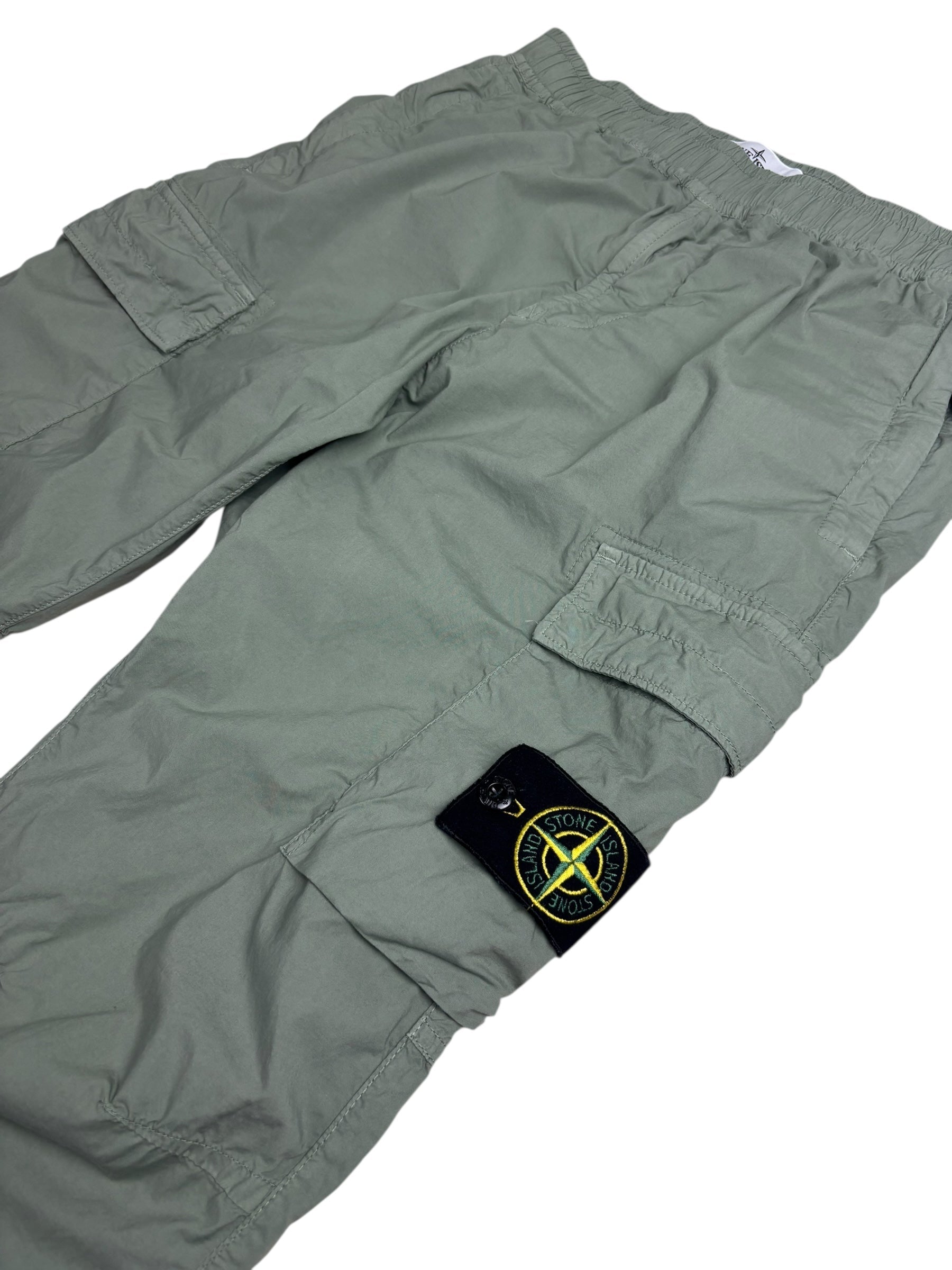 Pantalon Stone Island kaki taille PANTALON W29 - Vue de dos