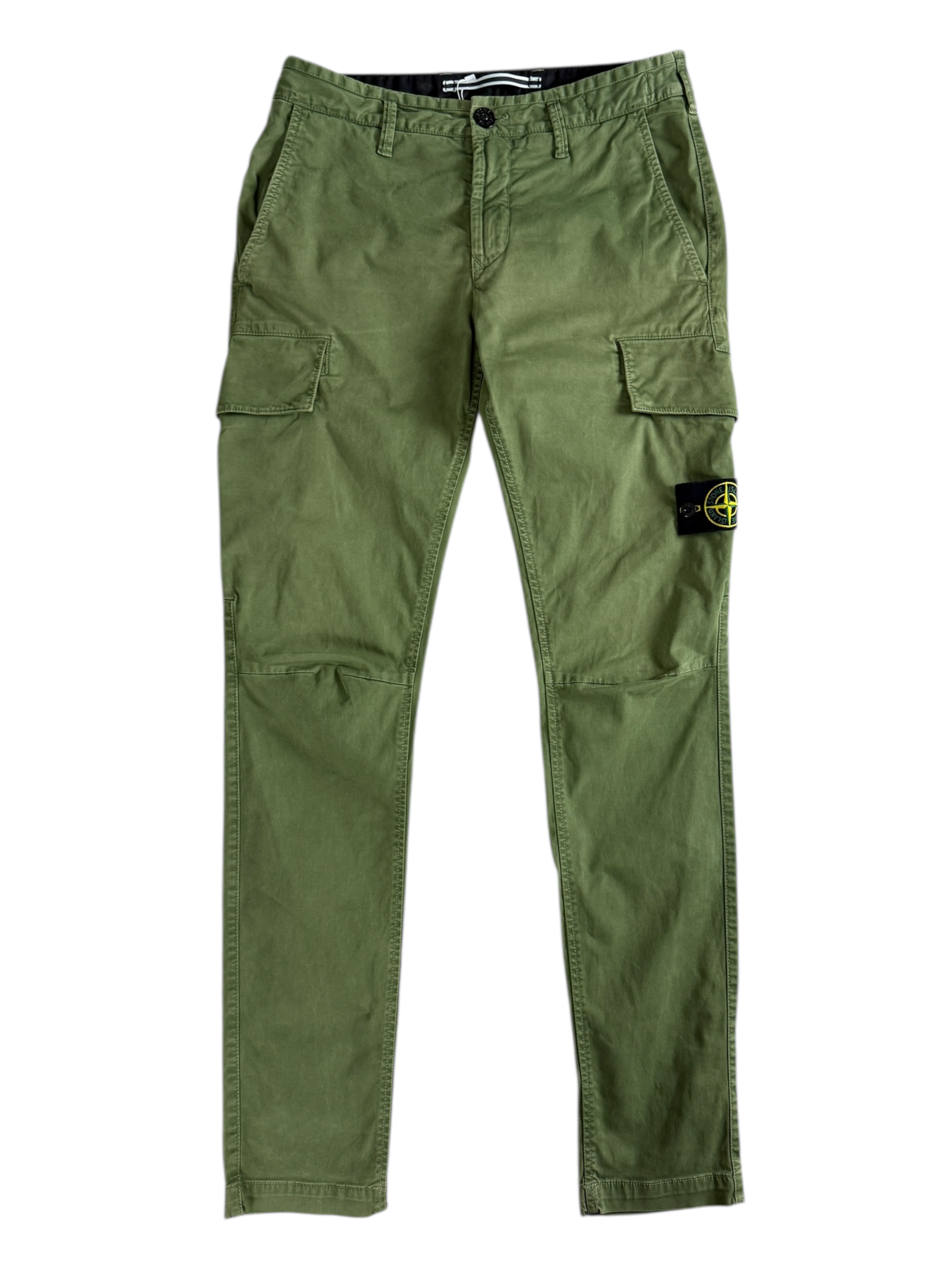 Pantalon Stone Island kaki taille PANTALON W29 - Vue de face