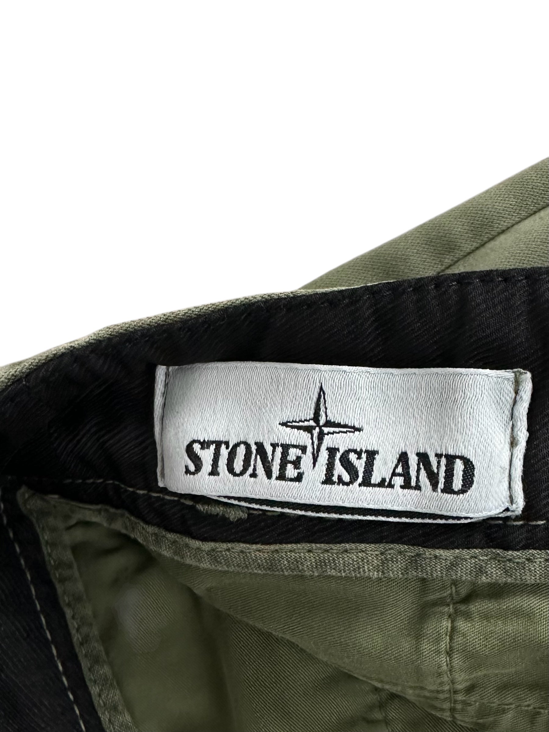 Pantalon Stone Island kaki taille PANTALON W32 - Détail