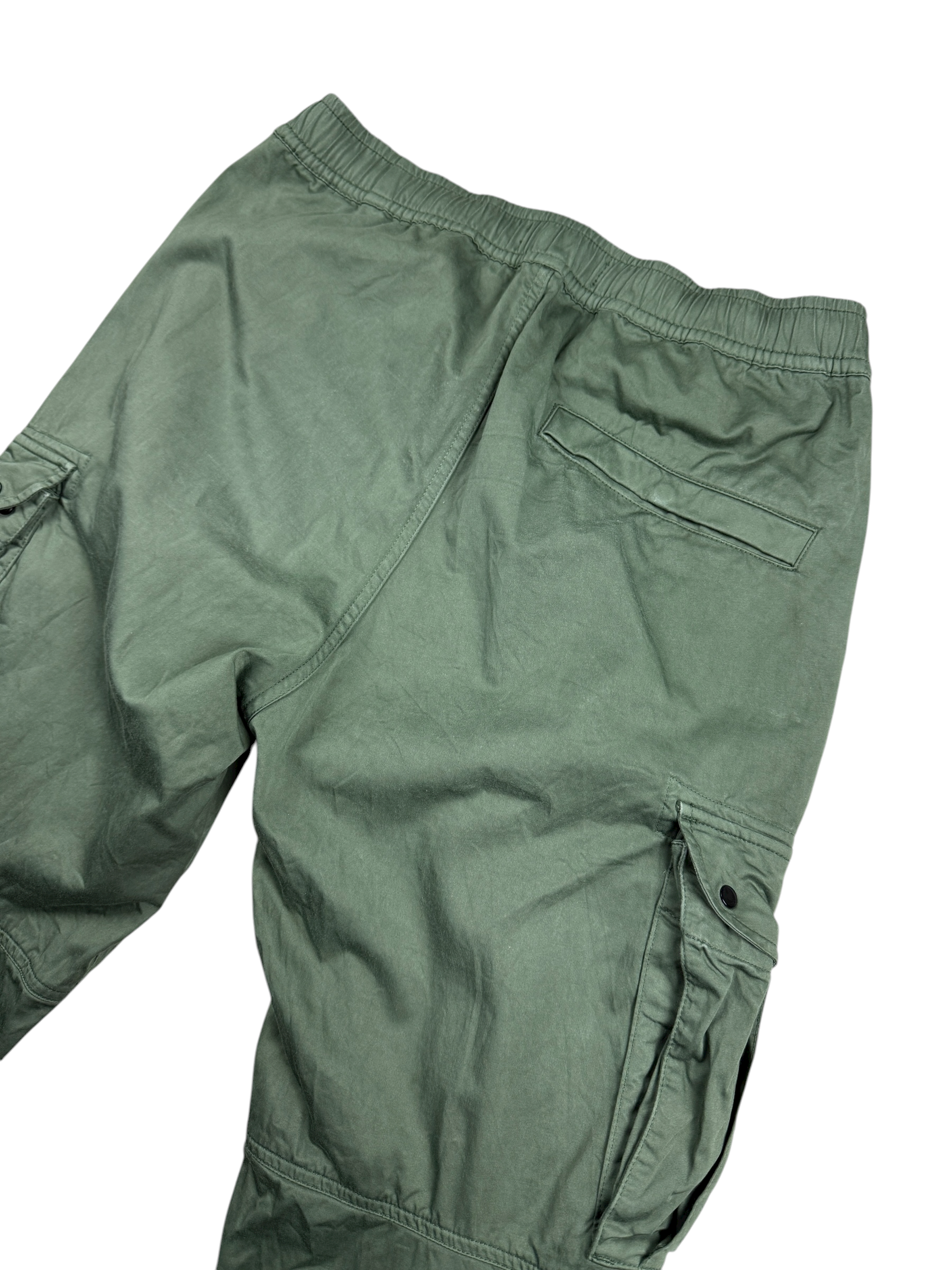 Pantalon Stone Island kaki taille PANTALON W32 - Détail