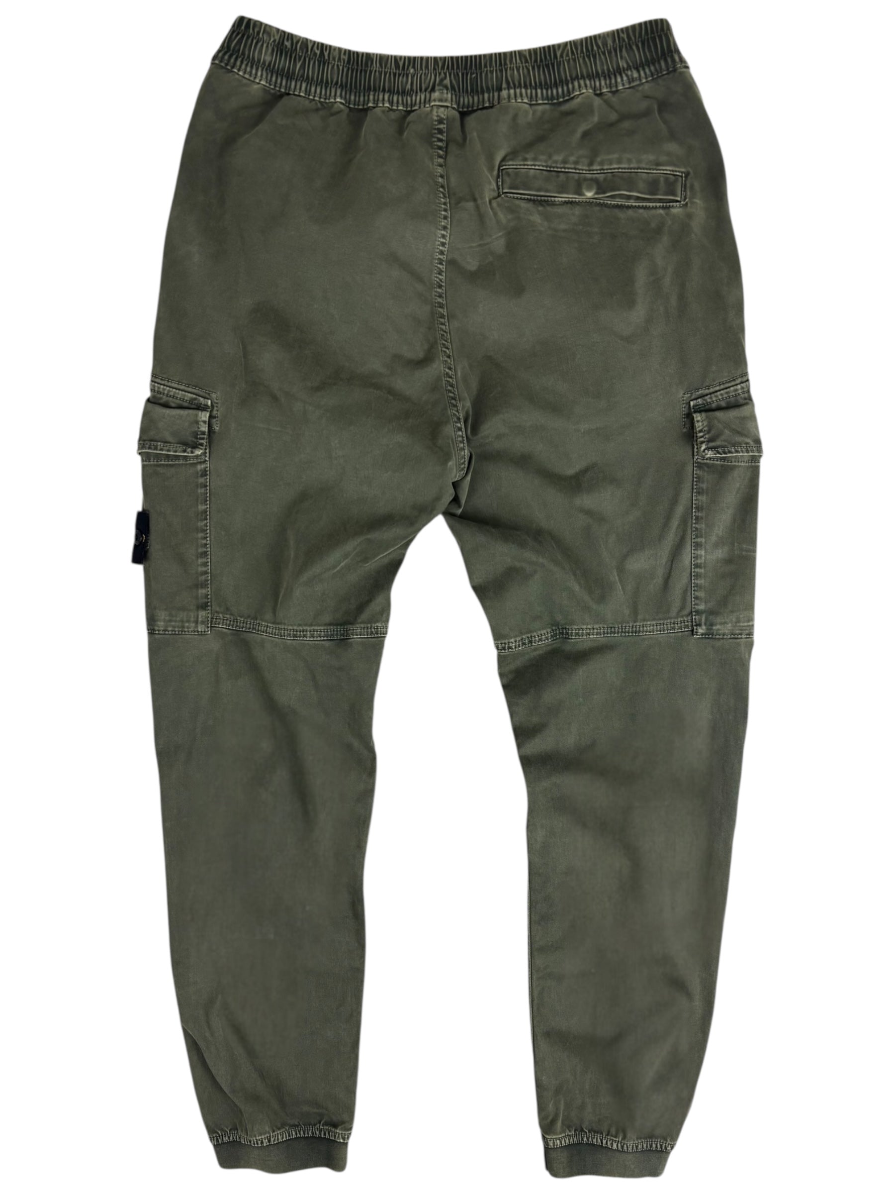 Pantalon Stone Island kaki taille W32 - Détail