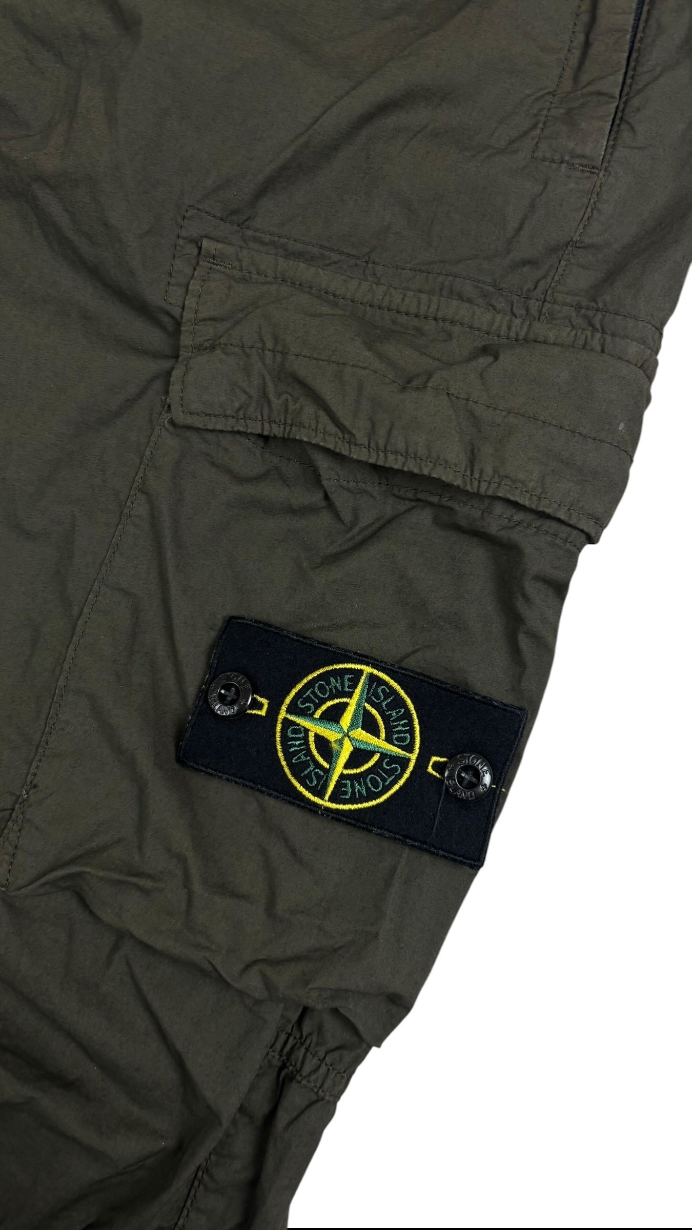 Pantalon Stone Island kaki taille W33 - Vue de dos