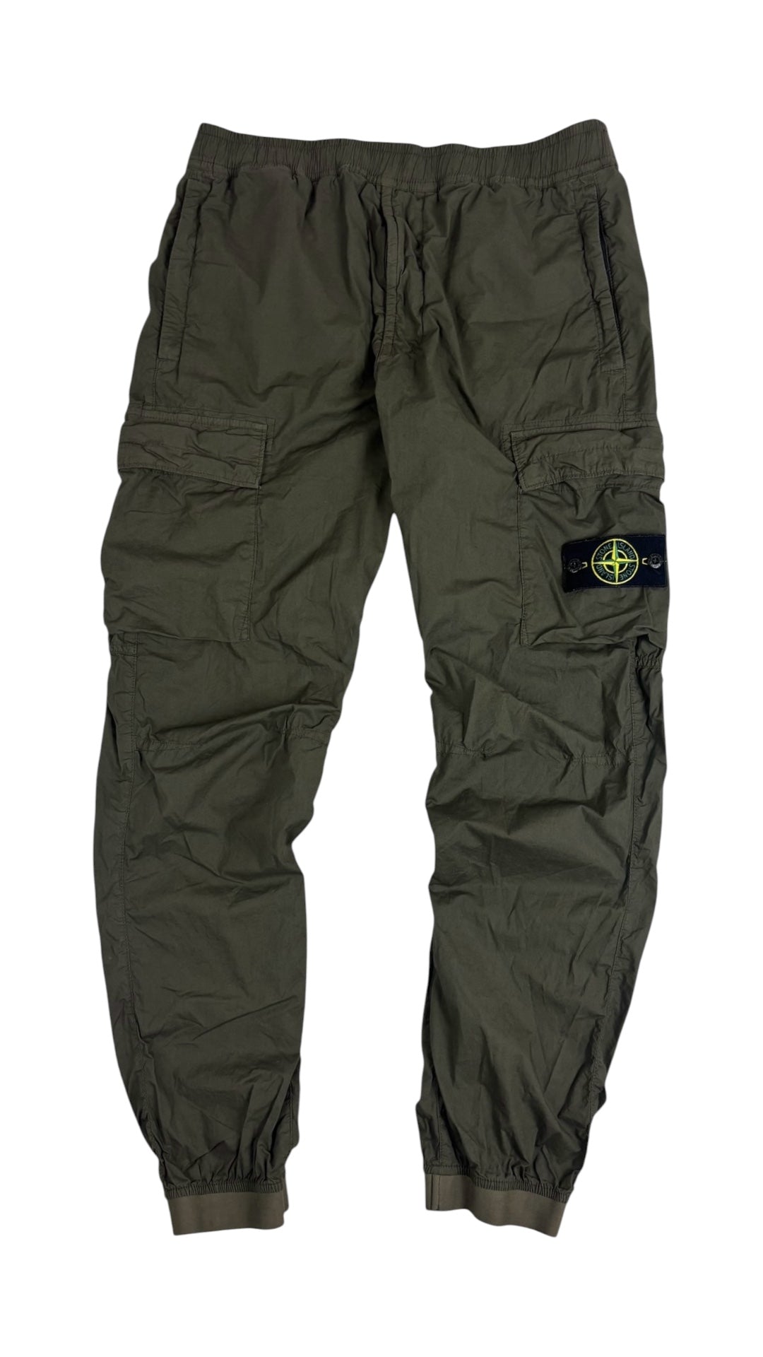 Pantalon Stone Island kaki taille W33 - Vue de face