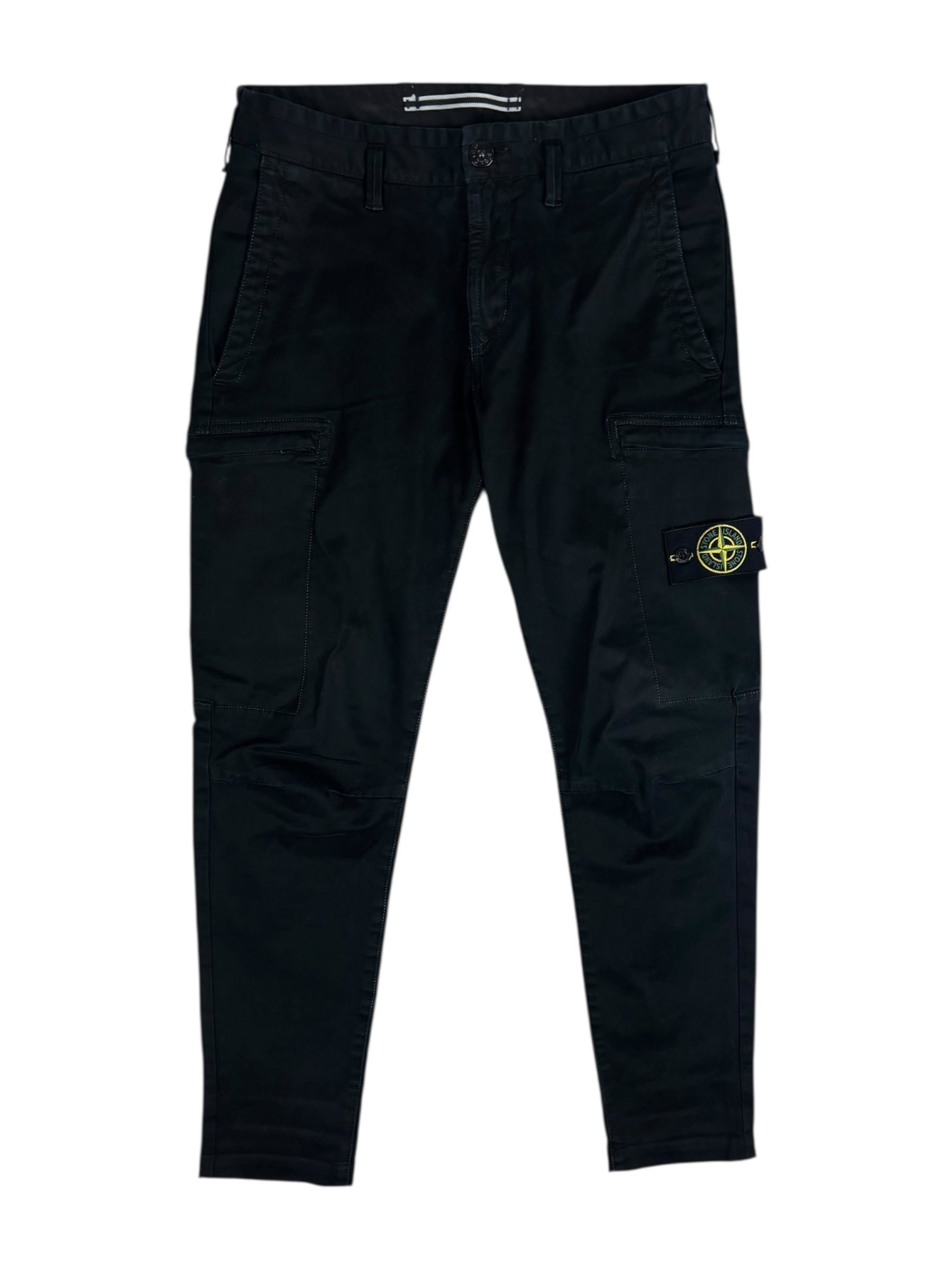 Pantalon Stone Island noir taille PANTALON W30 - Vue de face