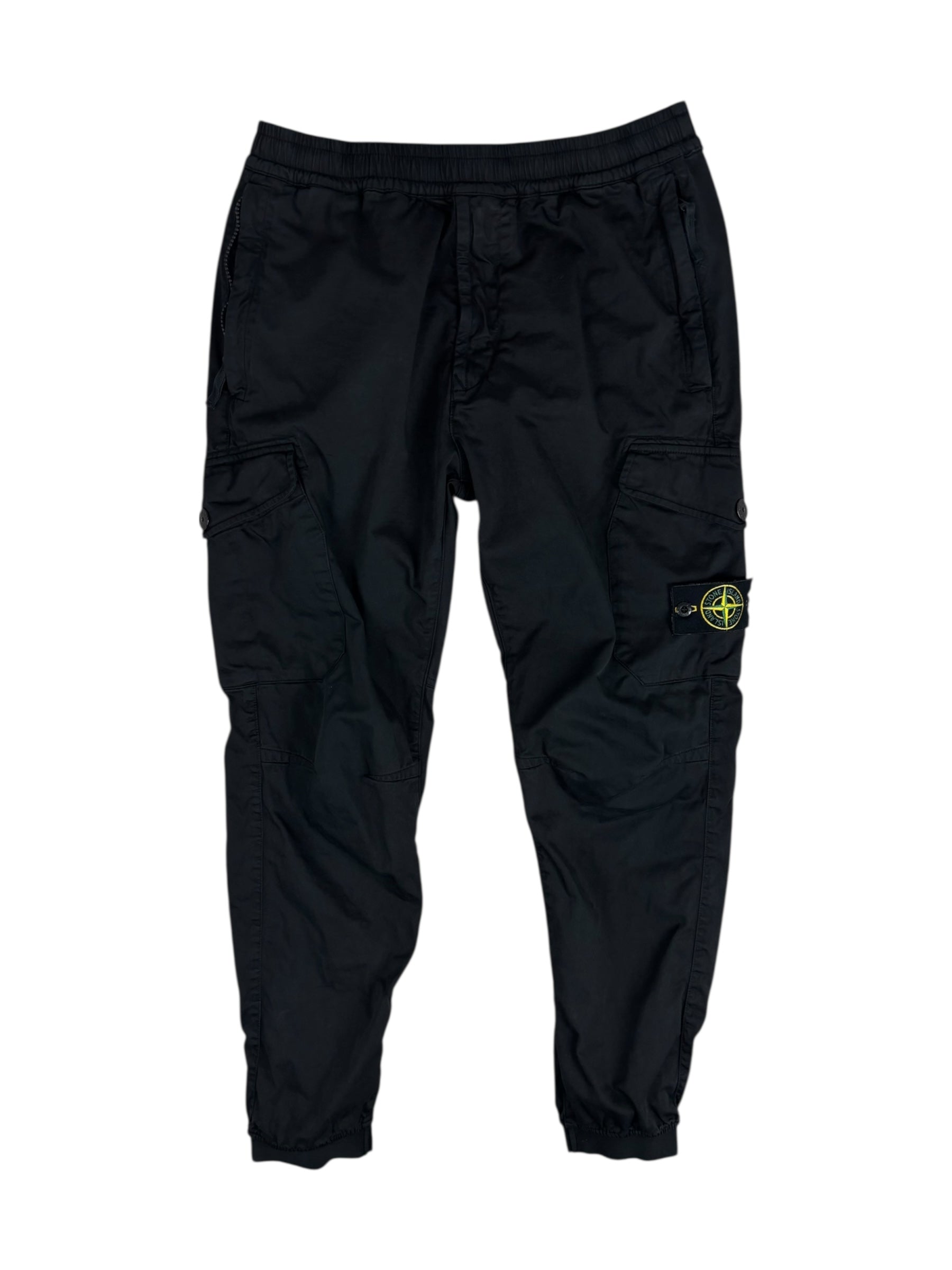 Pantalon Stone Island noir taille PANTALON W32 - Vue de face