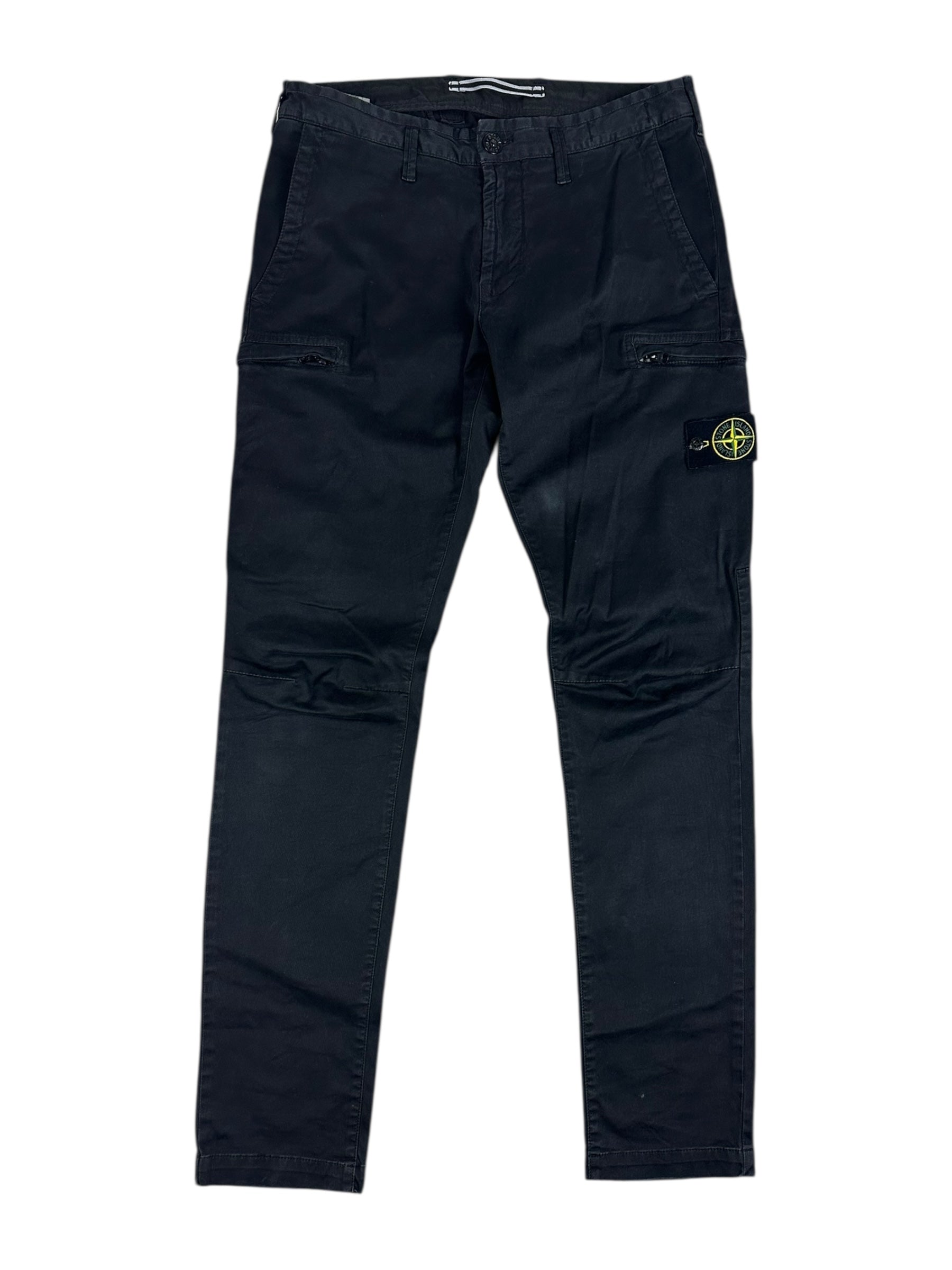 Pantalon Stone Island noir taille PANTALON W32 - Vue de face