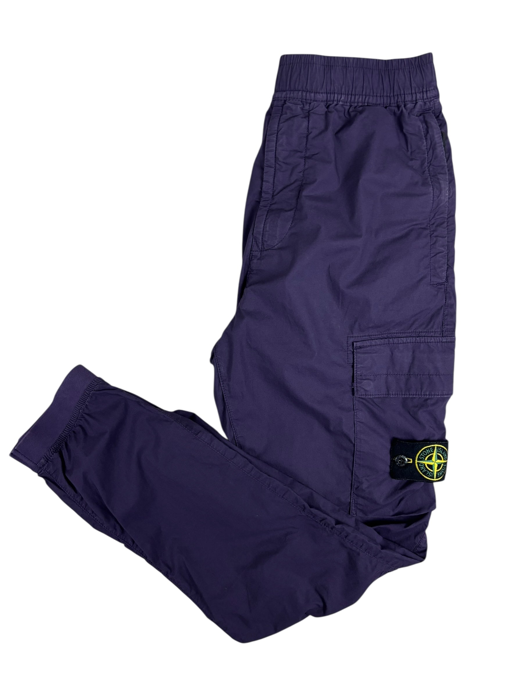 Pantalon Stone Island violet taille PANTALON W29 - Détail