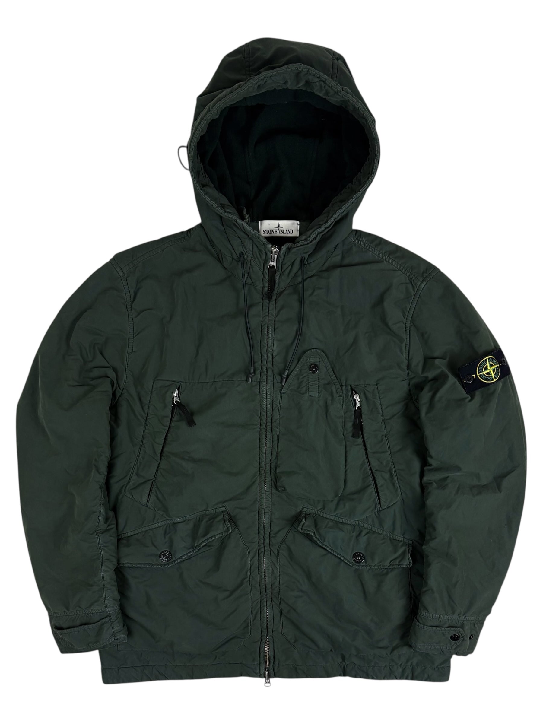 Parka Stone Island kaki taille XXL - Vue de face