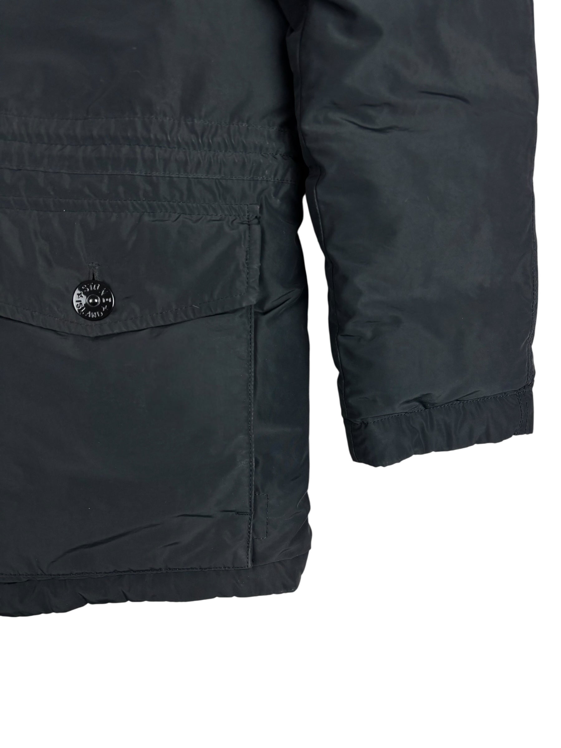 Parka Stone Island noir taille L - Détail